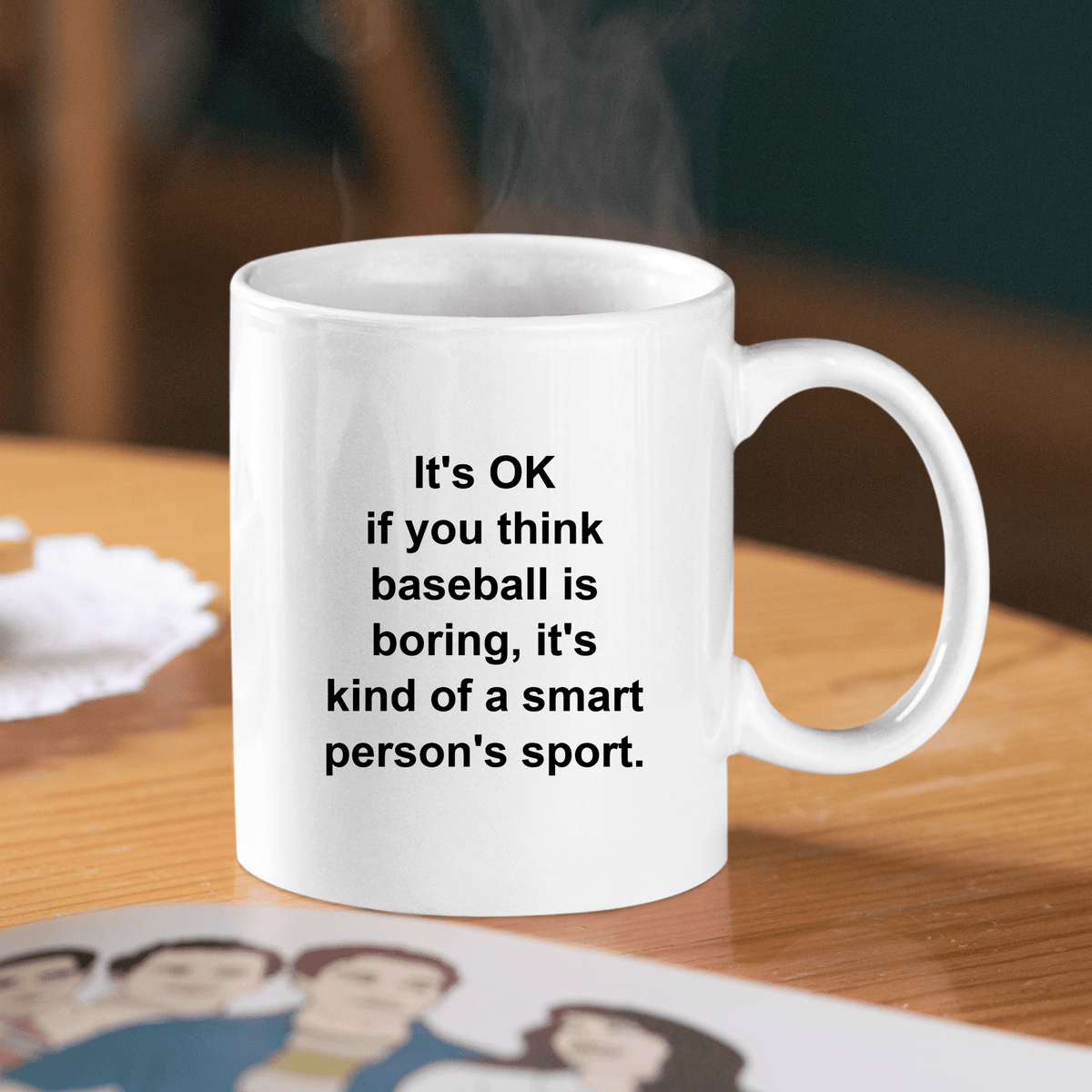 Baseball Is Boring Mug | Smart Person Sport - Granville Designs