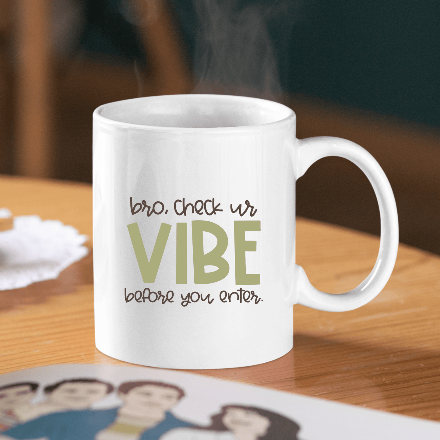 Check Your Vibe Teacher Mug | Funny Classroom Gift - Granville Designs