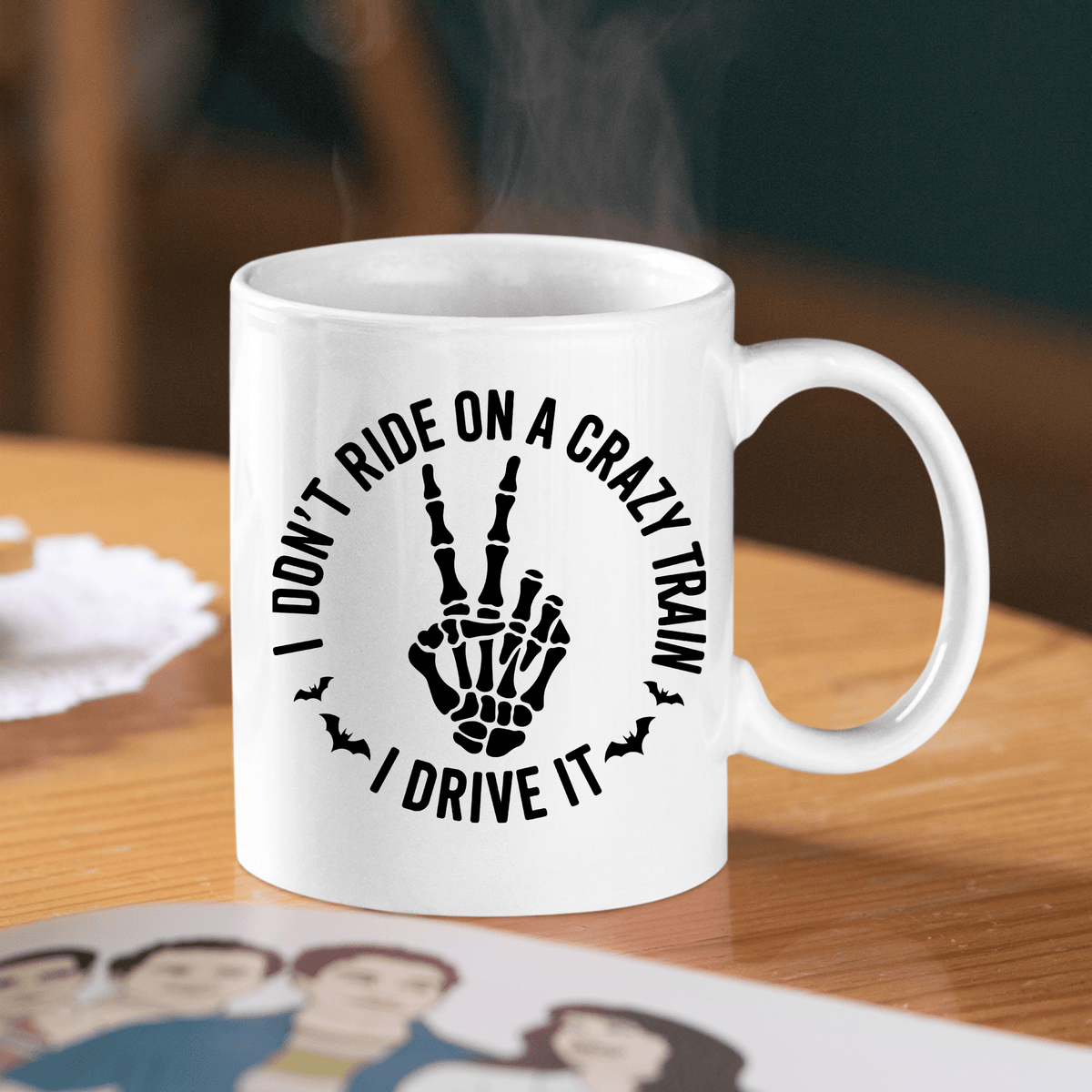 Crazy Train Mug | Chaos Coffee Cup for Daily Mayhem - Granville Designs