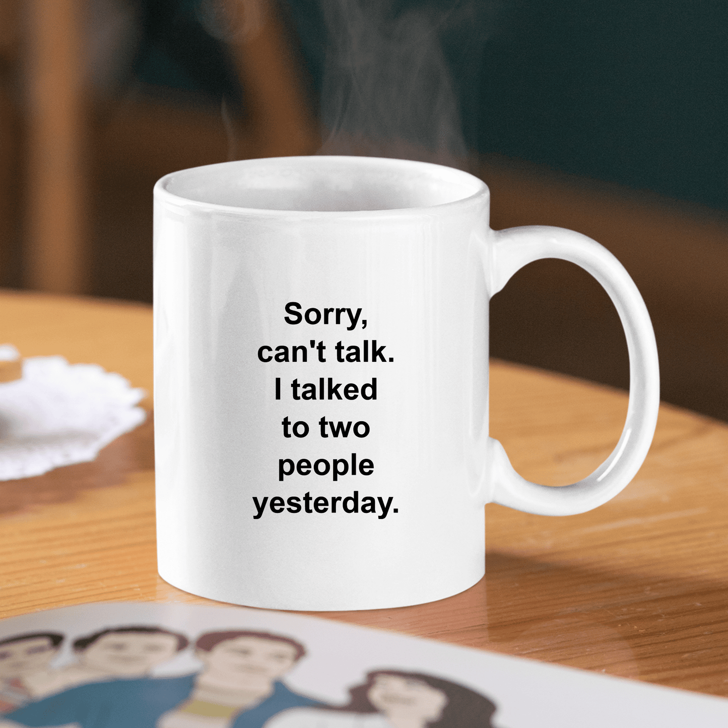 I Talked To Two People Yesterday | Funny Introvert Mug - Granville Designs