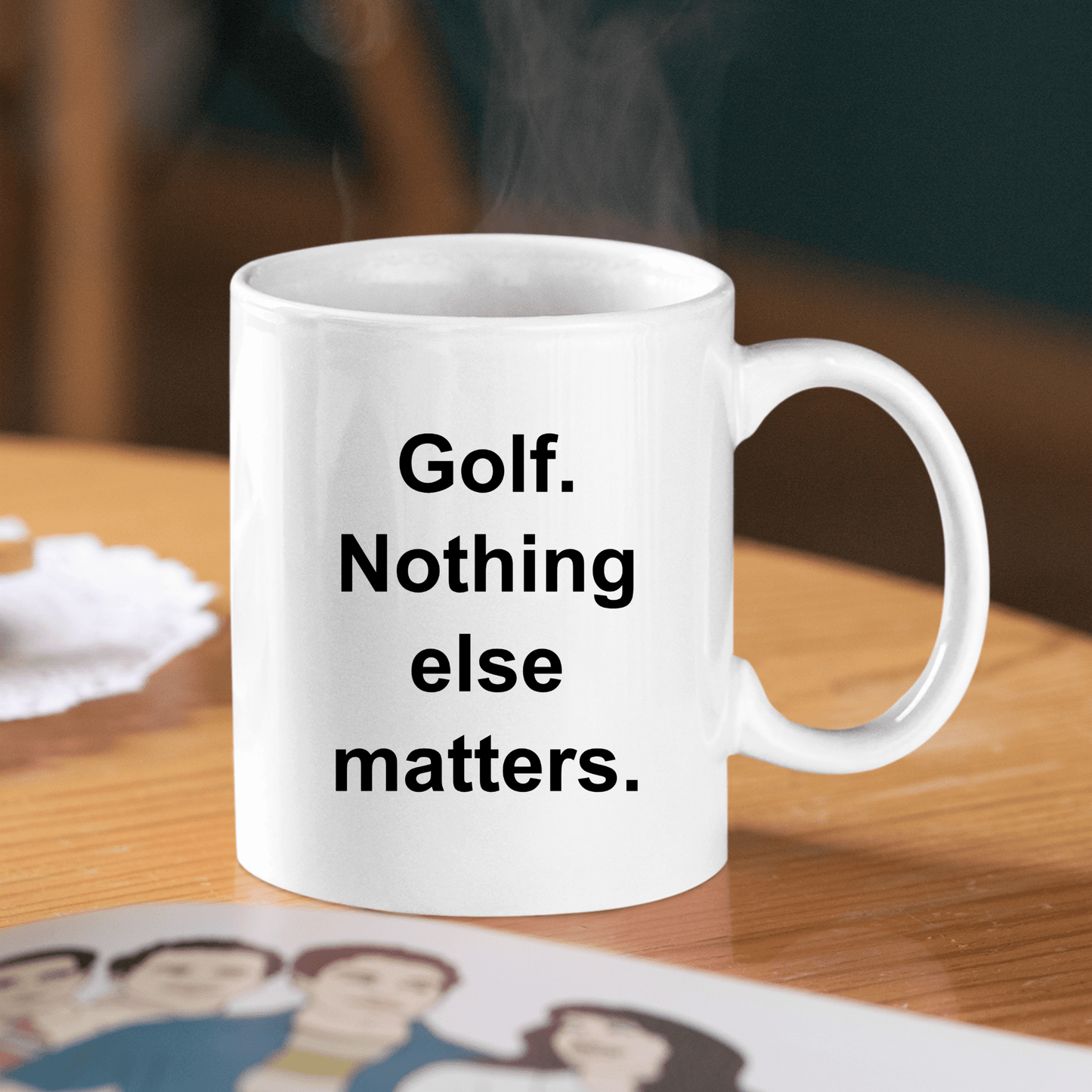Golf Nothing Else Matters Mug | Funny Golf Coffee Mug - Granville Designs