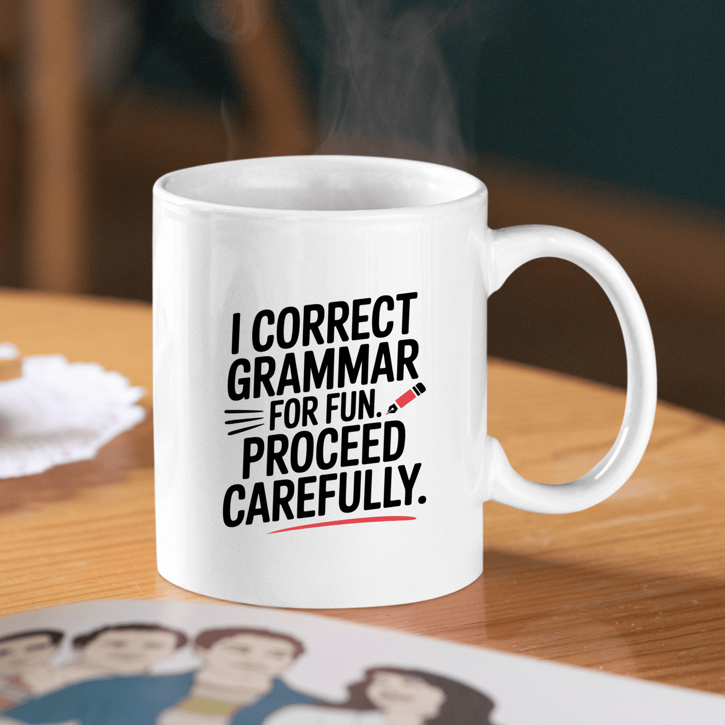 I Correct Grammar for Fun Mug | Funny English Teacher Gift - Granville Designs