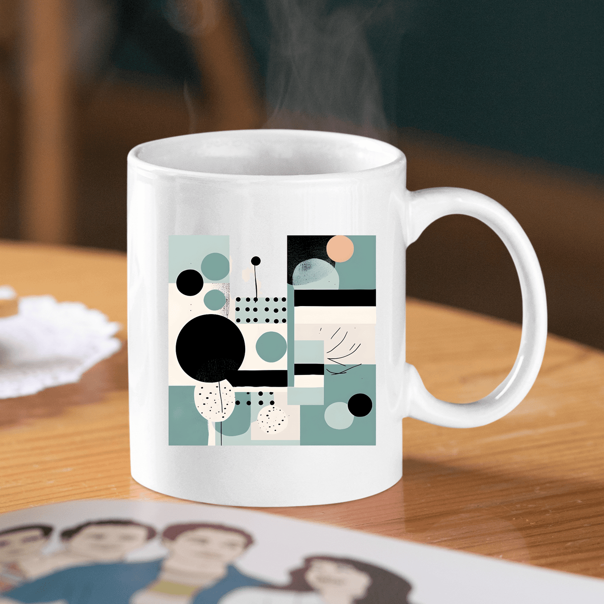 Harbor Morning Mid Century Modern Mug - Granville Designs