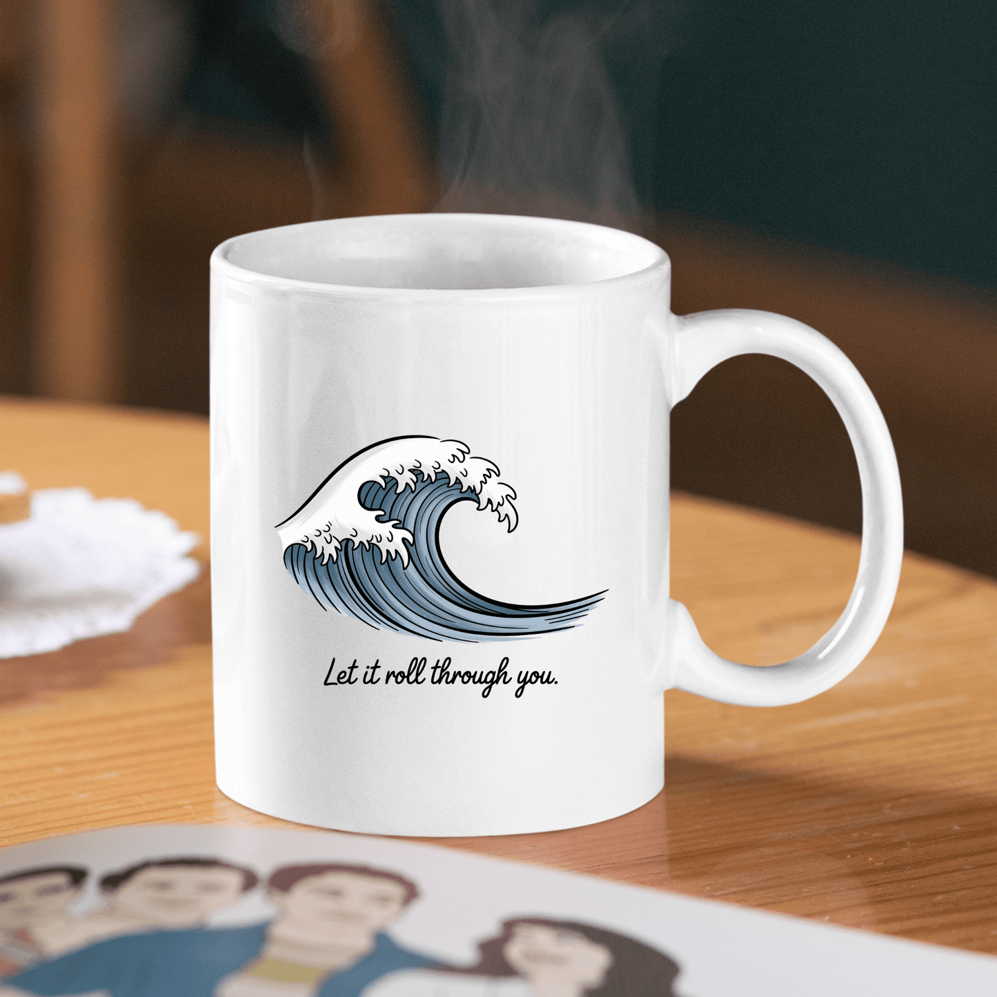 Let It Roll Through You Mug | Ocean Inspiration Gift - Granville Designs