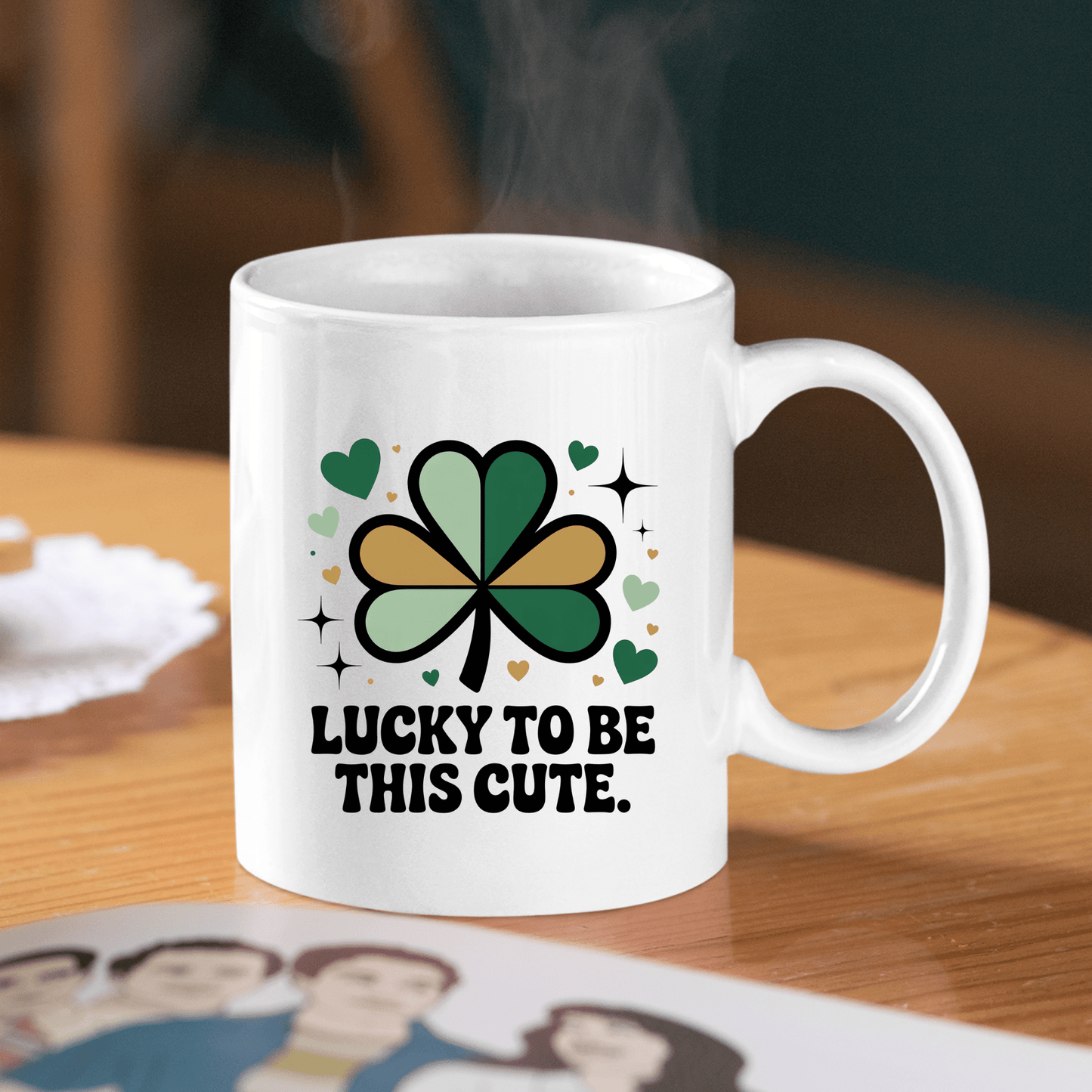 Lucky to Be This Cute Mug | Funny St. Patrick’s Day Gift - Granville Designs