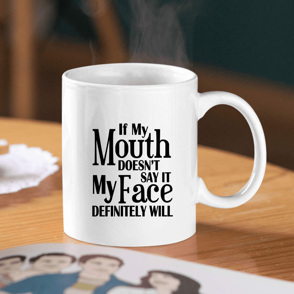 Mouth or Face Mug | Funny Coffee Mug for the Unfiltered - Granville Designs