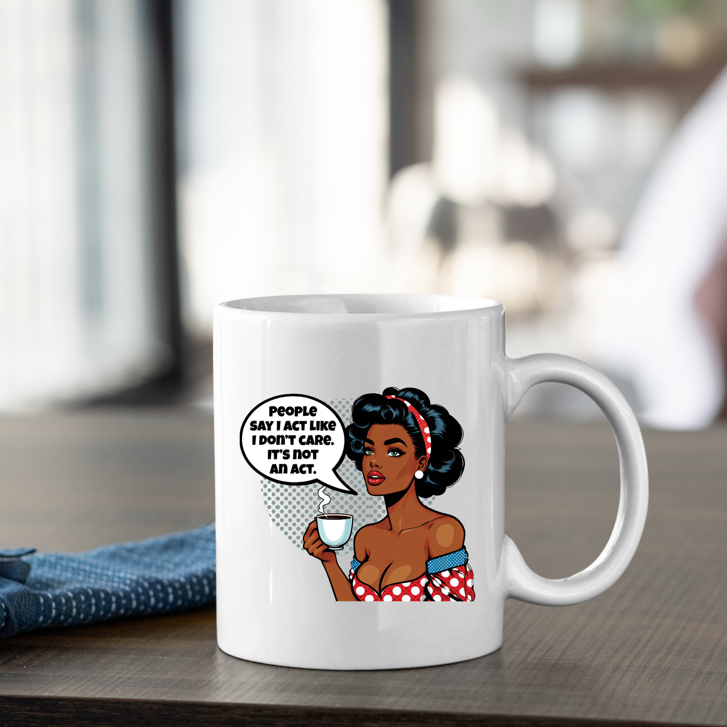 Not an Act Mug | Funny Retro Attitude Coffee Cup