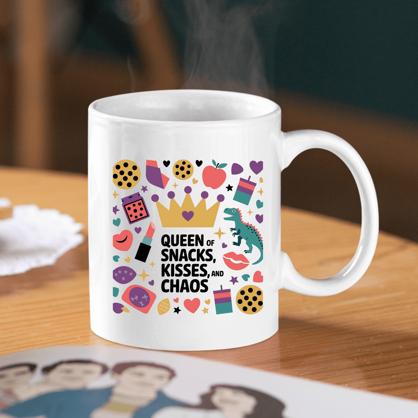 Queen of Snacks Mug | Funny Mom Gift for Mother’s Day - Granville Designs