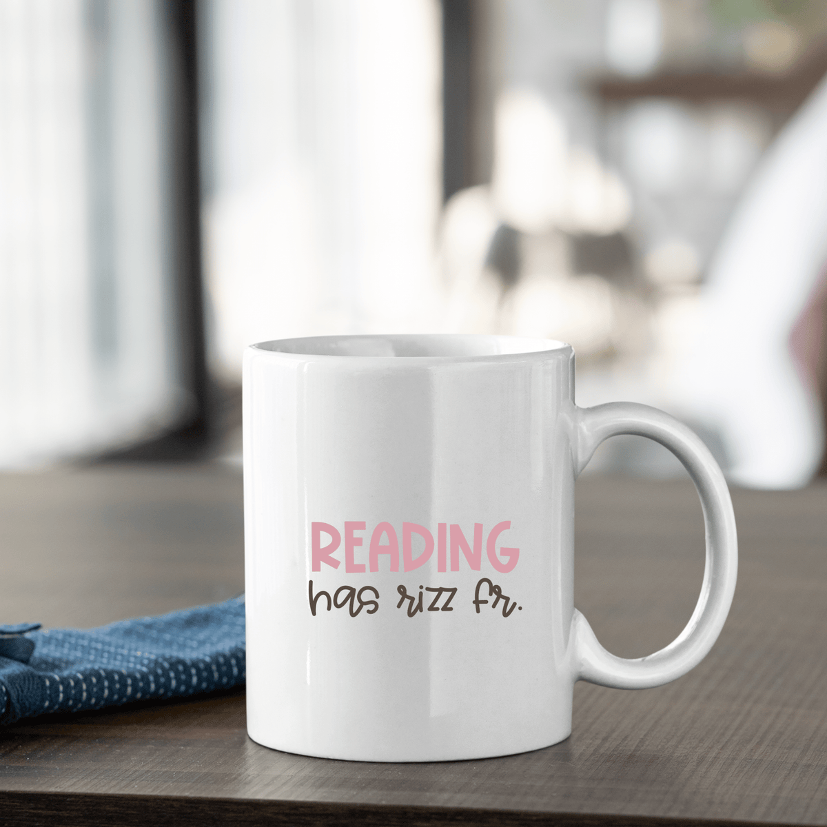 Reading Has Rizz Mug | Funny Literacy Teacher Gift - Granville Designs