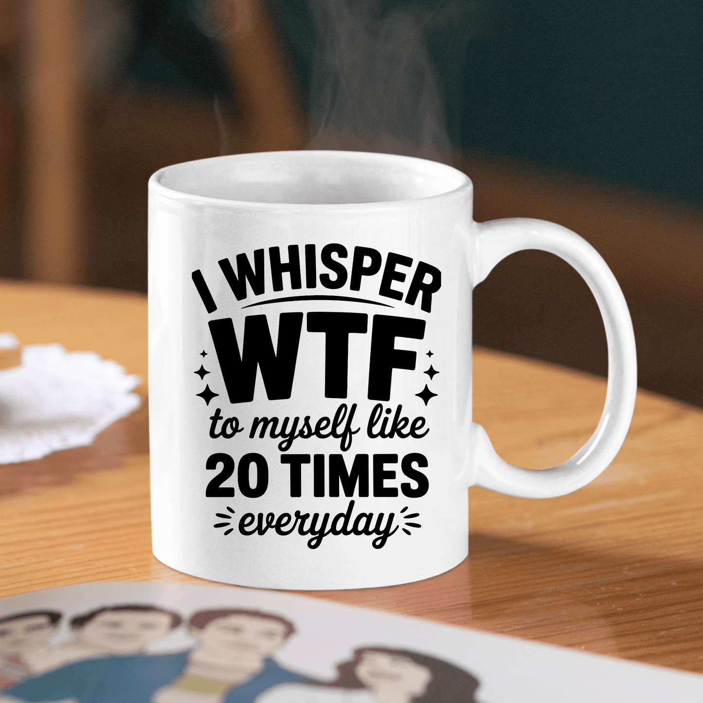 WTF Mug – Funny Everyday Chaos Coffee Cup - Granville Designs