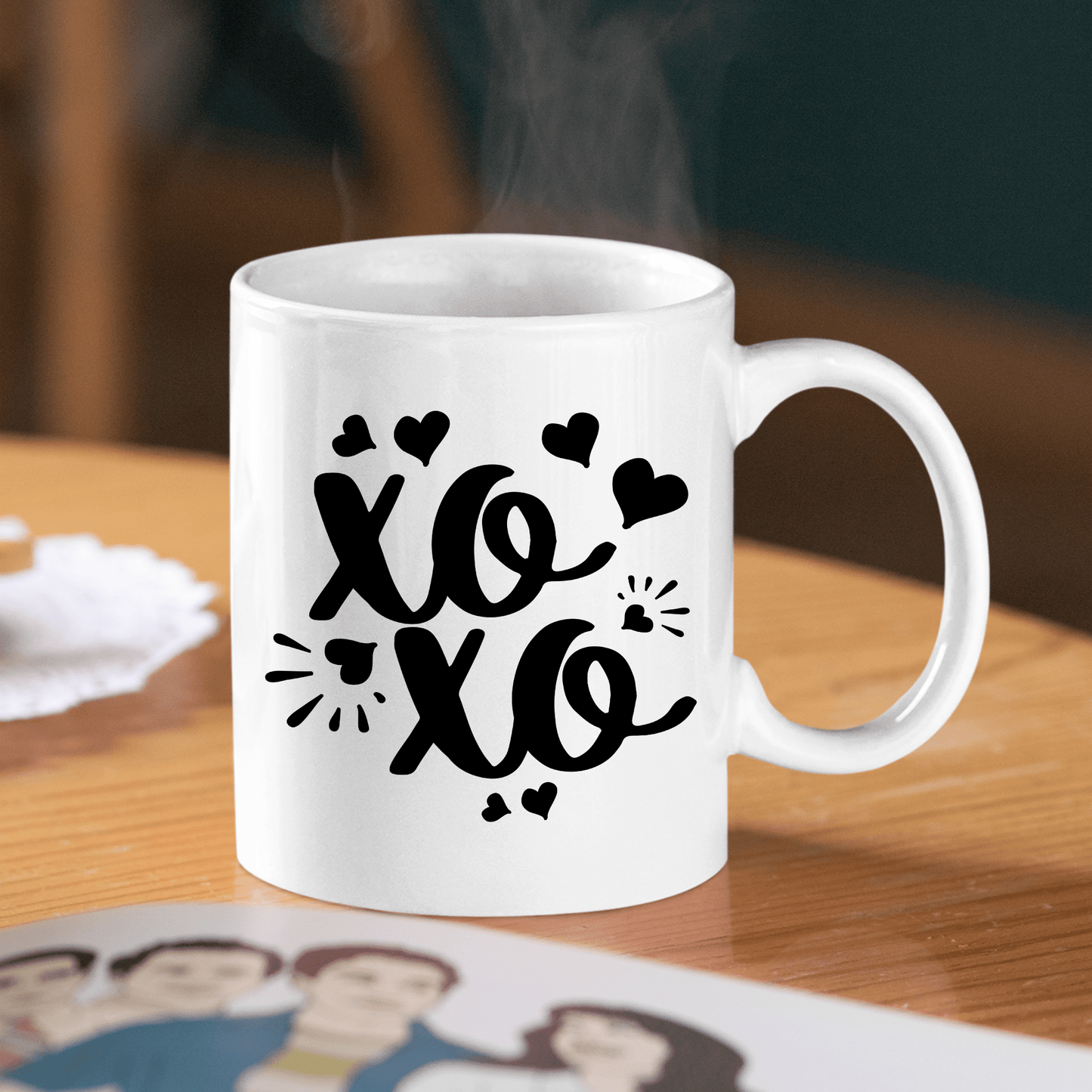 XOXO Love Mug | Cute Valentine’s Coffee Mug Gift - Granville Designs