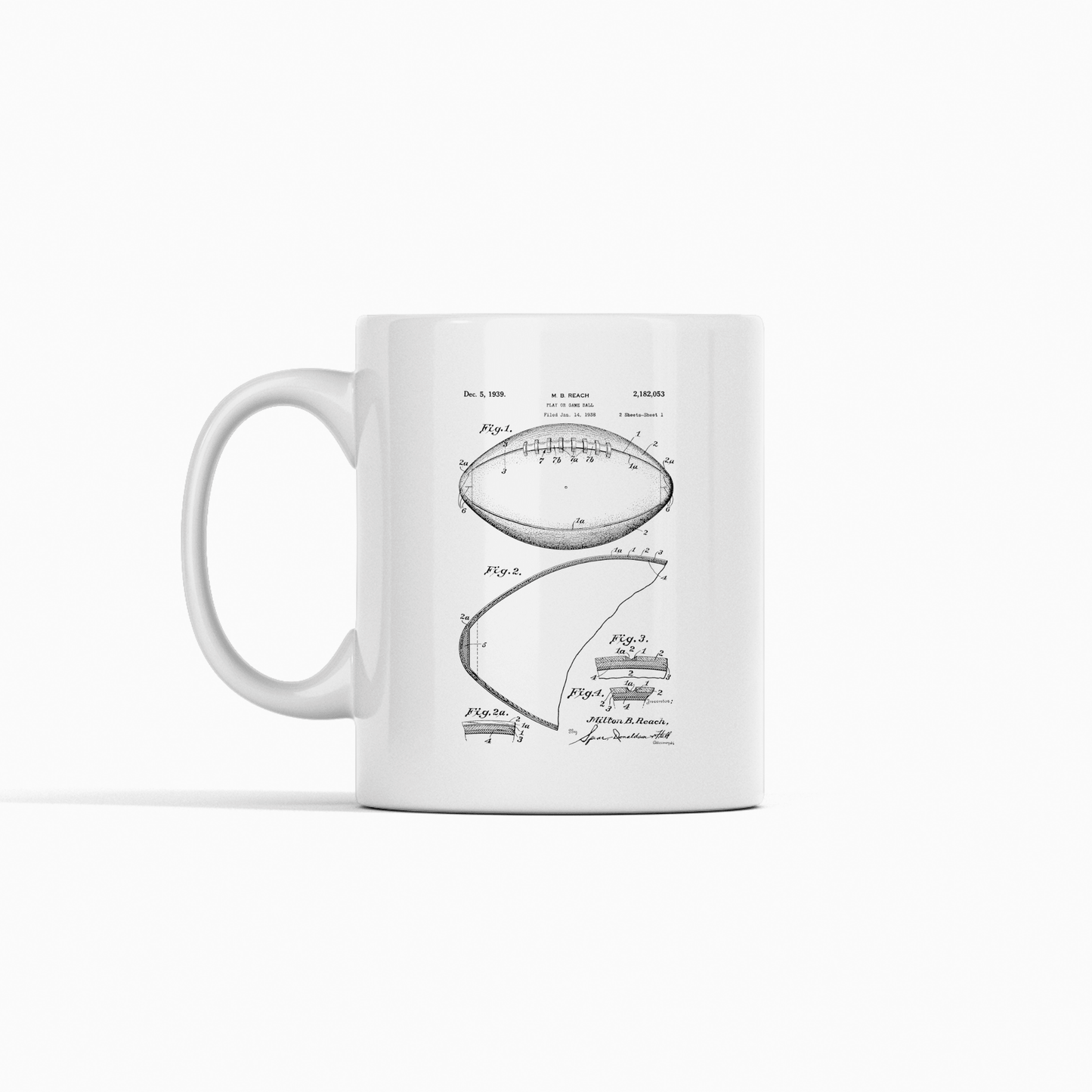 American Football Patent Mug | Vintage Sports Gift - Granville Designs