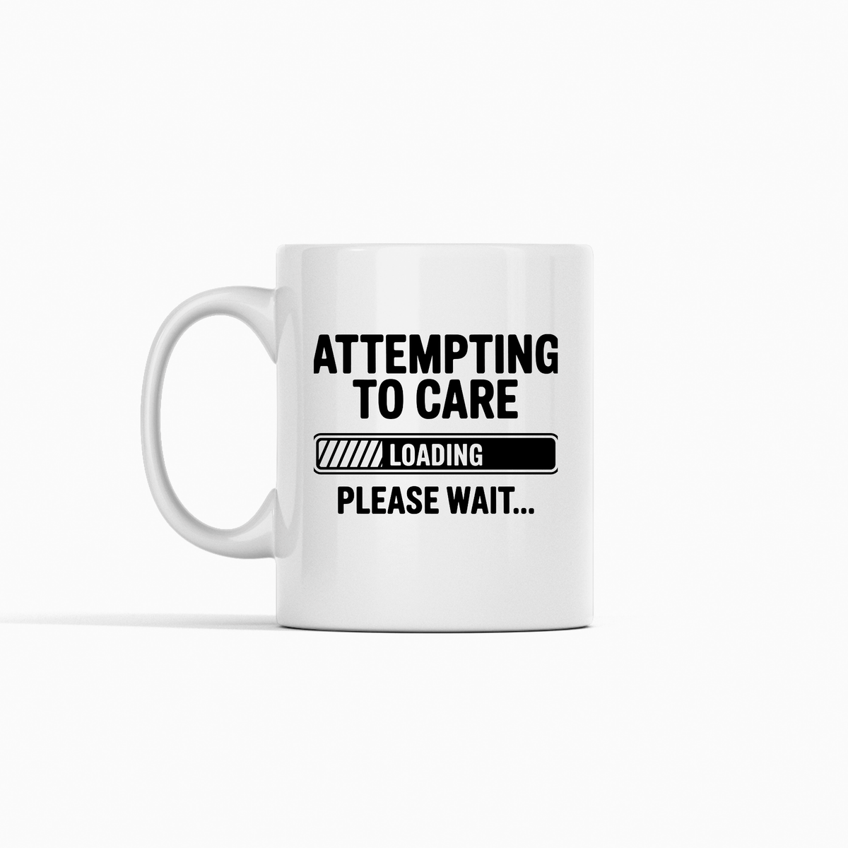 Attempting to Care Loading Please Wait Mug - Granville Designs