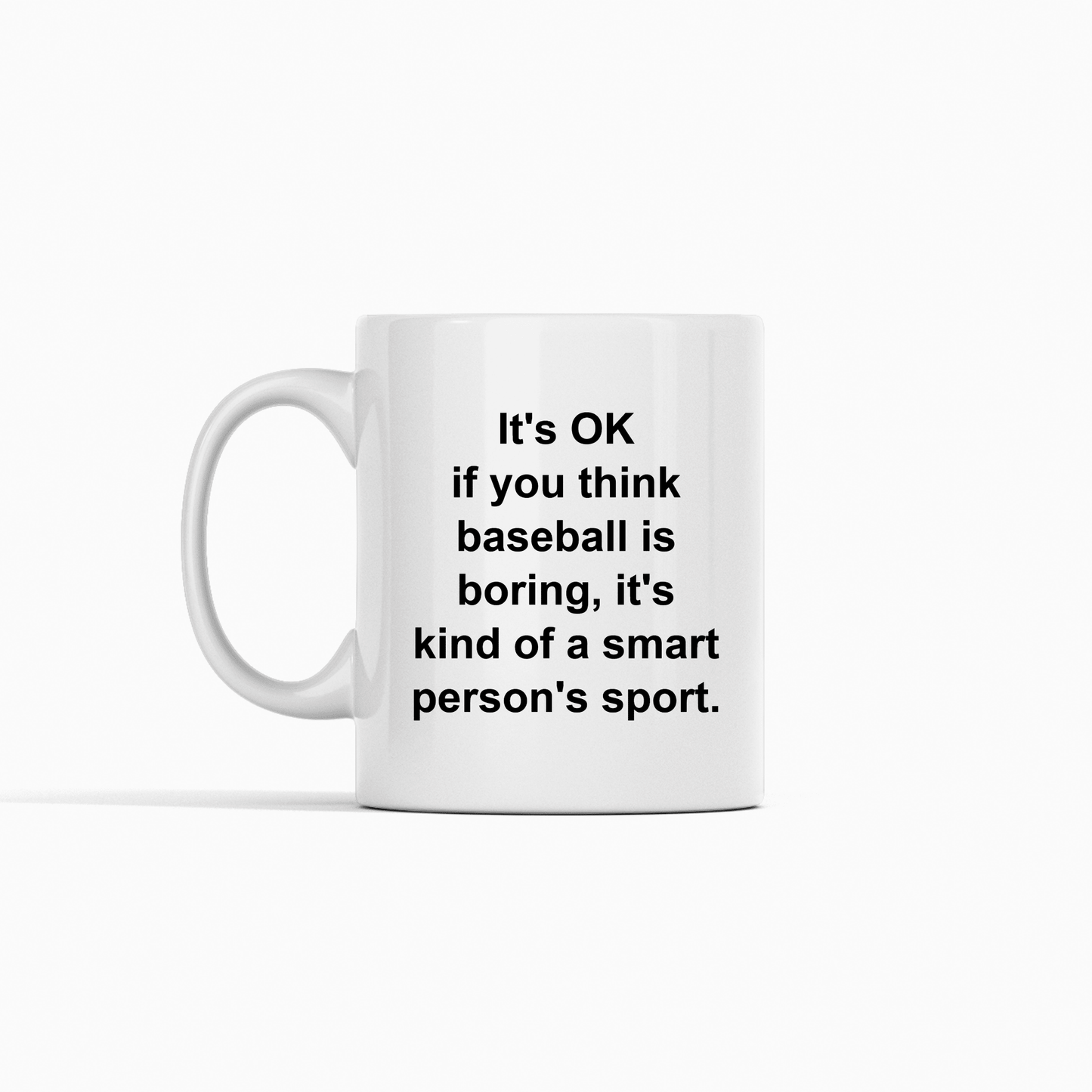 Baseball Is Boring Mug | Smart Person Sport - Granville Designs