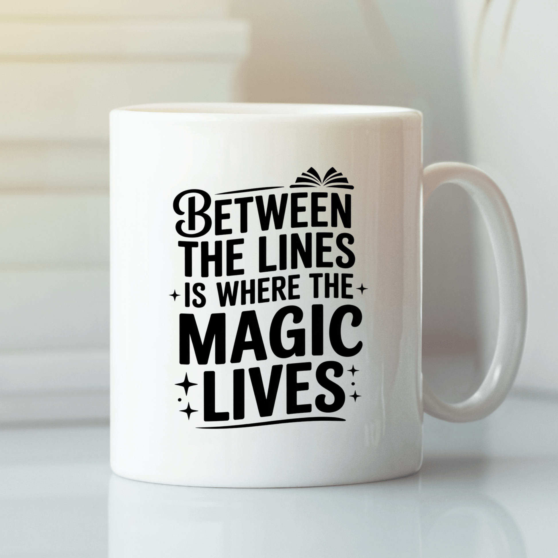 Between The Lines Mug | Writer Gift Coffee Mug - Granville Designs