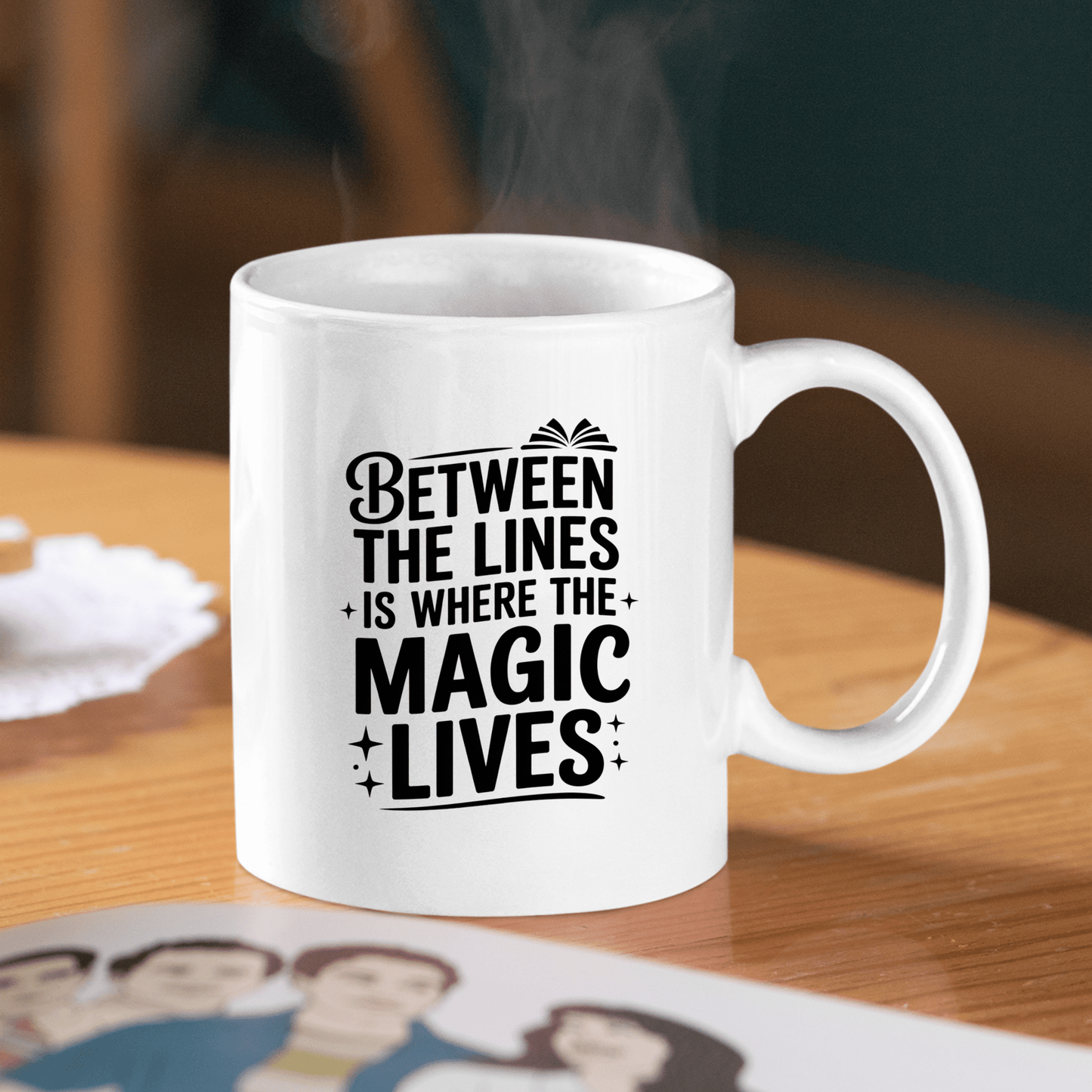 Between The Lines Mug | Writer Gift Coffee Mug - Granville Designs