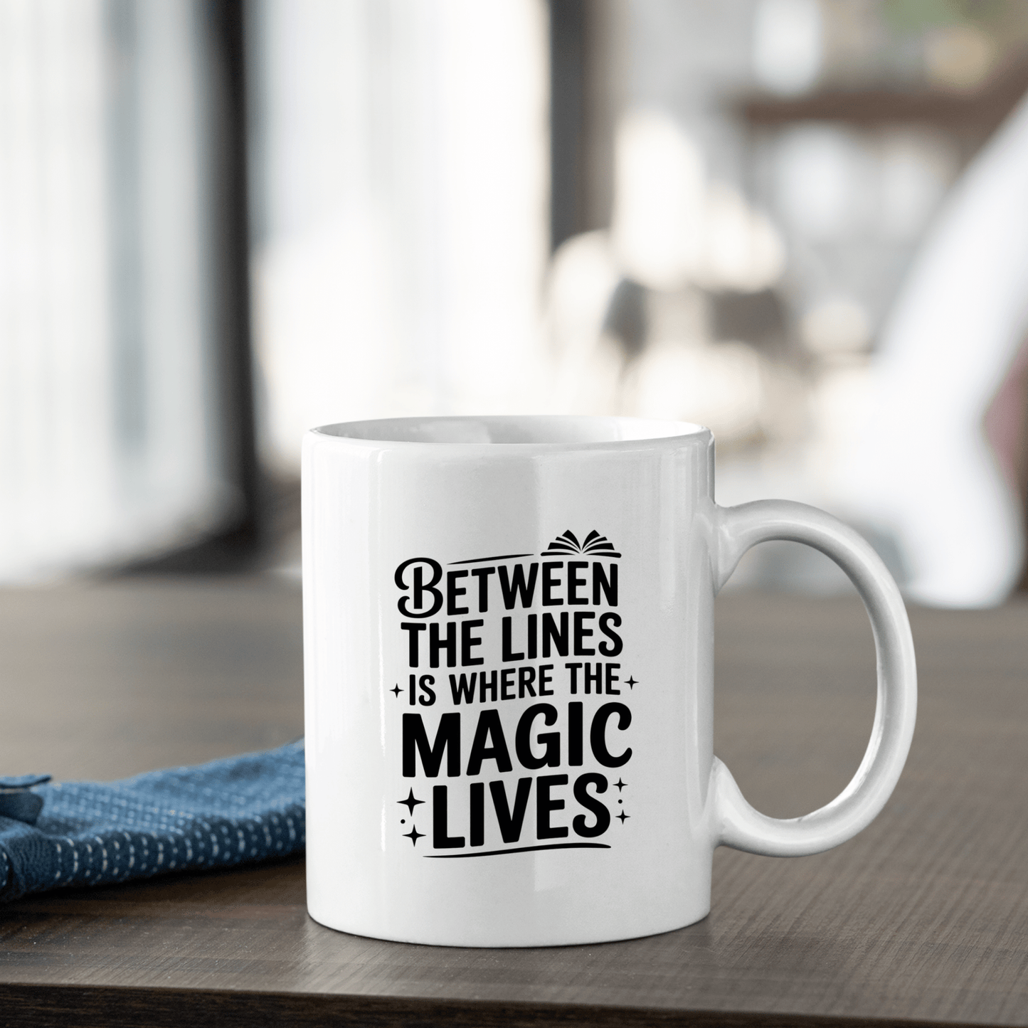 Between The Lines Mug | Writer Gift Coffee Mug - Granville Designs