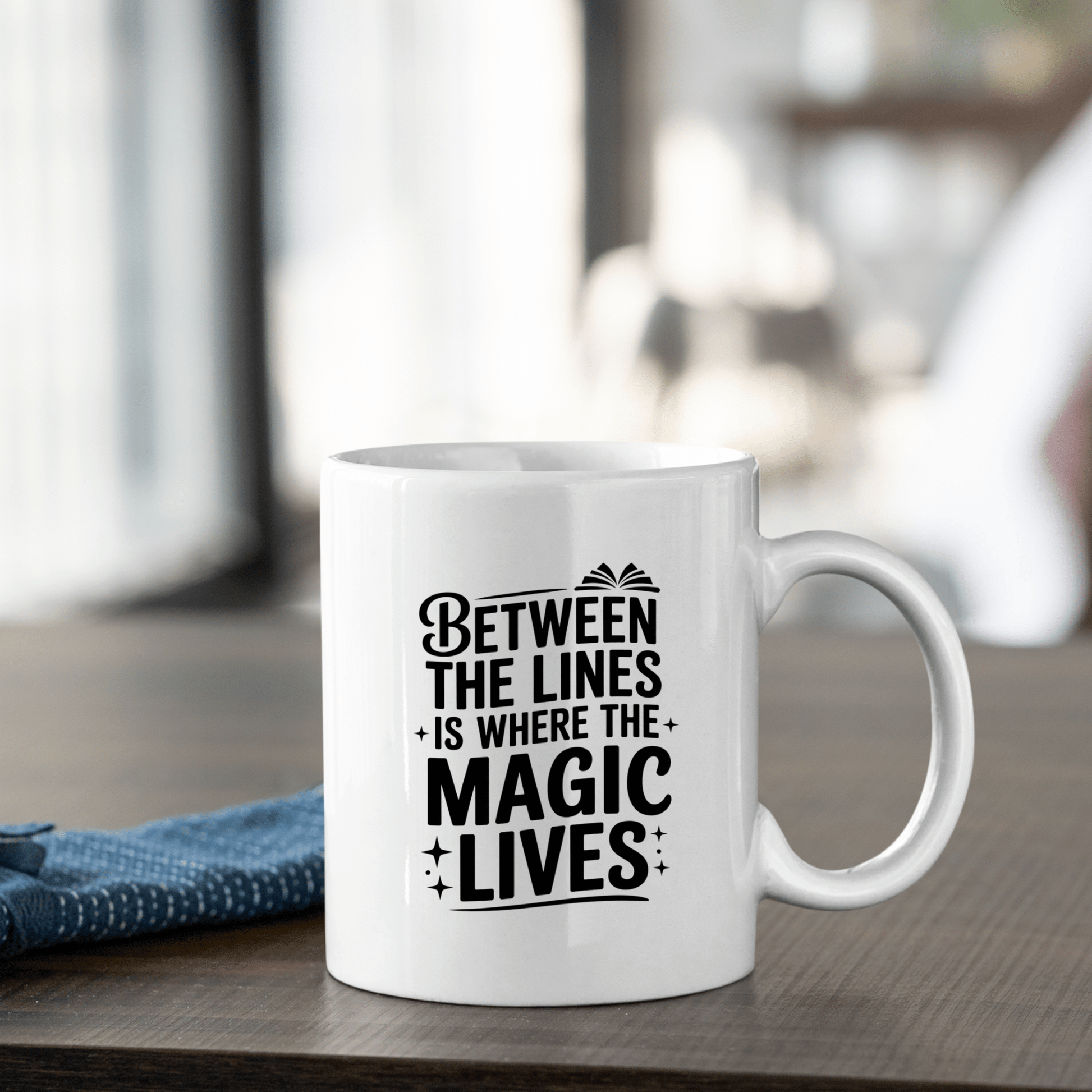 Between The Lines Mug | Writer Gift Coffee Mug - Granville Designs