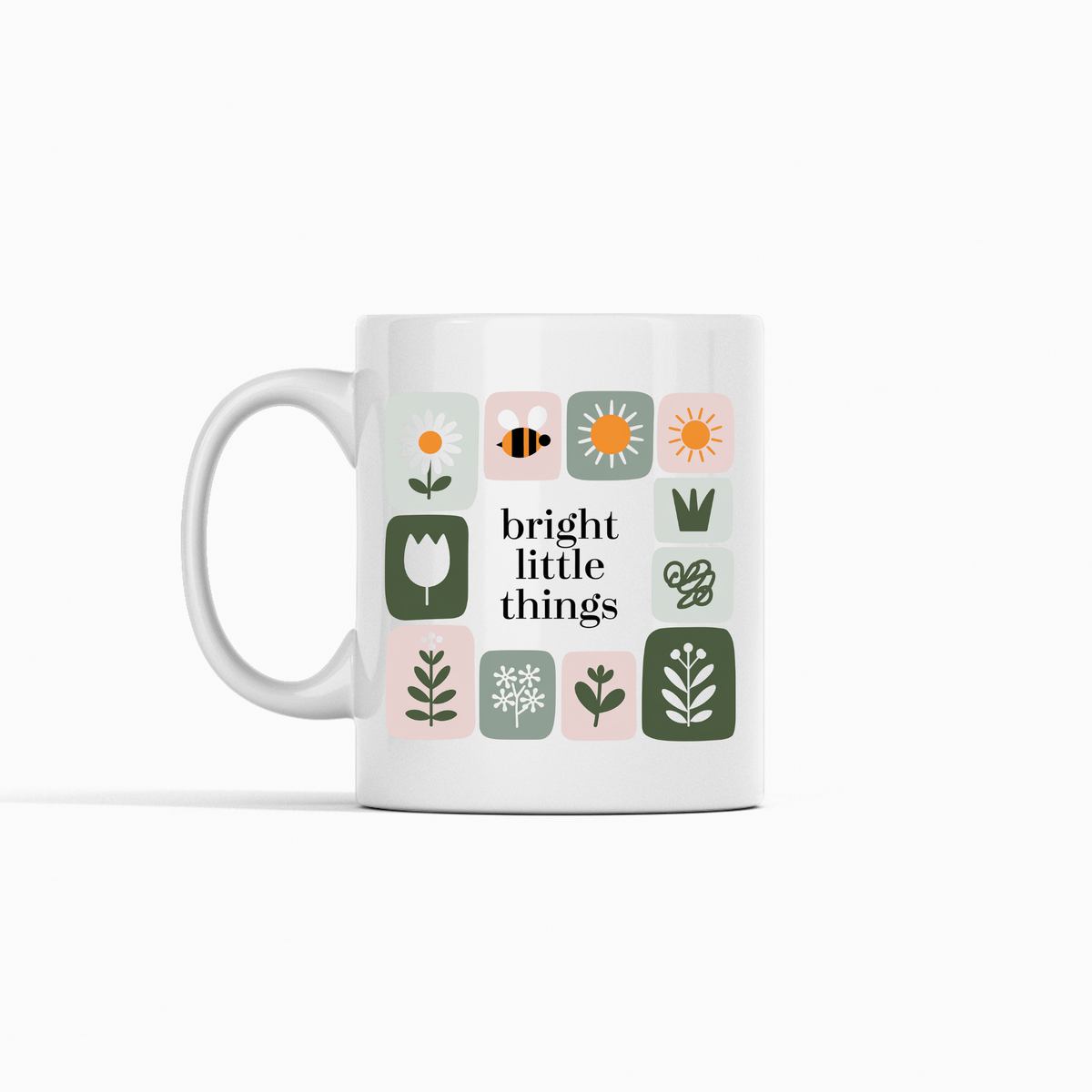 Bright Little Things Mug | Cheerful Spring Coffee Cup - Granville Designs