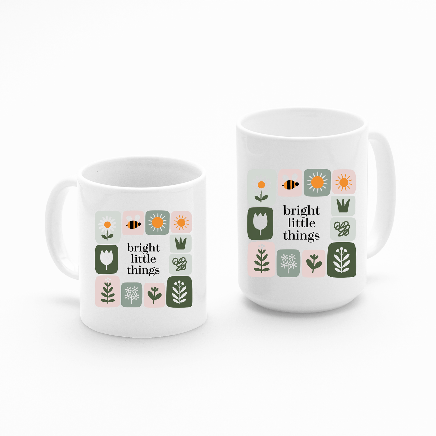 Bright Little Things Mug | Cheerful Spring Coffee Cup - Granville Designs
