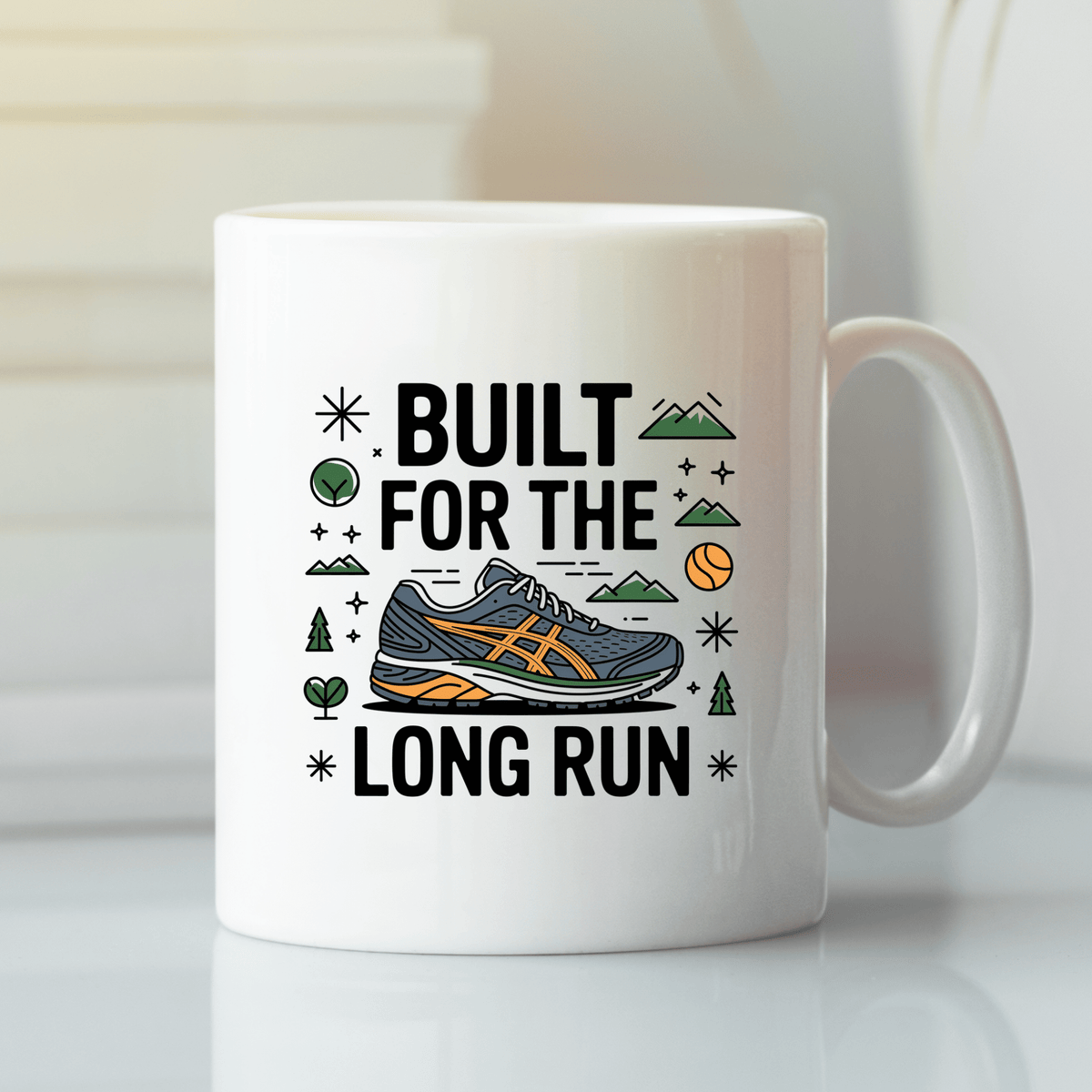 Built for the Long Run Mug | Funny Gift for Runners - Granville Designs
