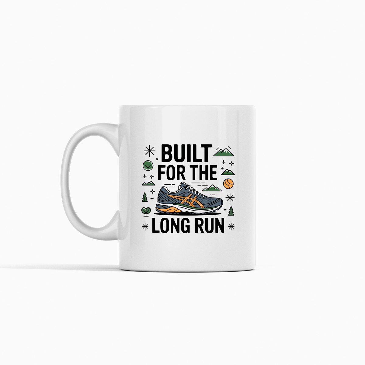Built for the Long Run Mug | Funny Gift for Runners - Granville Designs
