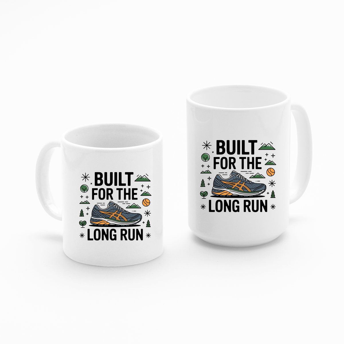 Built for the Long Run Mug | Funny Gift for Runners - Granville Designs