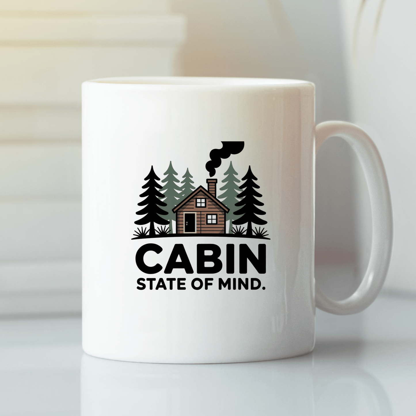 Cabin State of Mind Mug | Cozy Cabin Coffee Mug - Granville Designs
