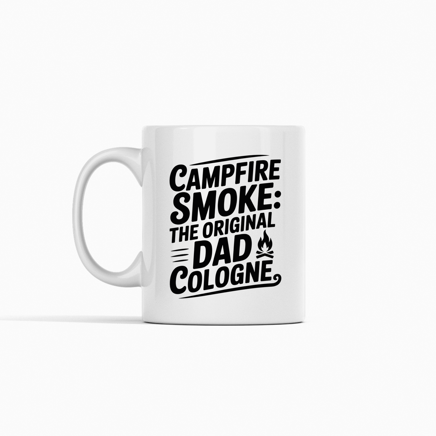 Campfire Smoke Dad Cologne Mug | Funny Camping Dad Gift - Granville Designs
