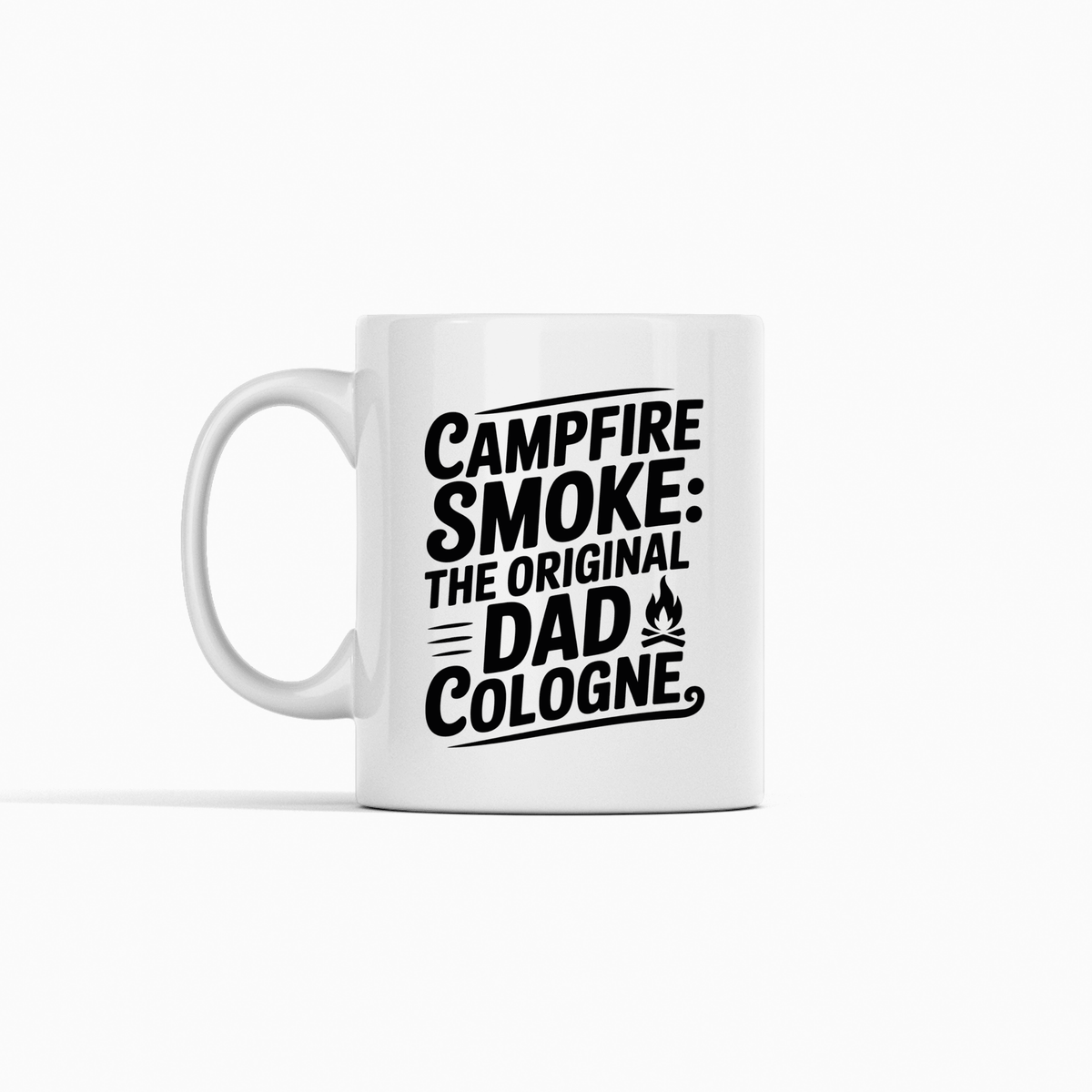 Campfire Smoke Dad Cologne Mug | Funny Camping Dad Gift - Granville Designs