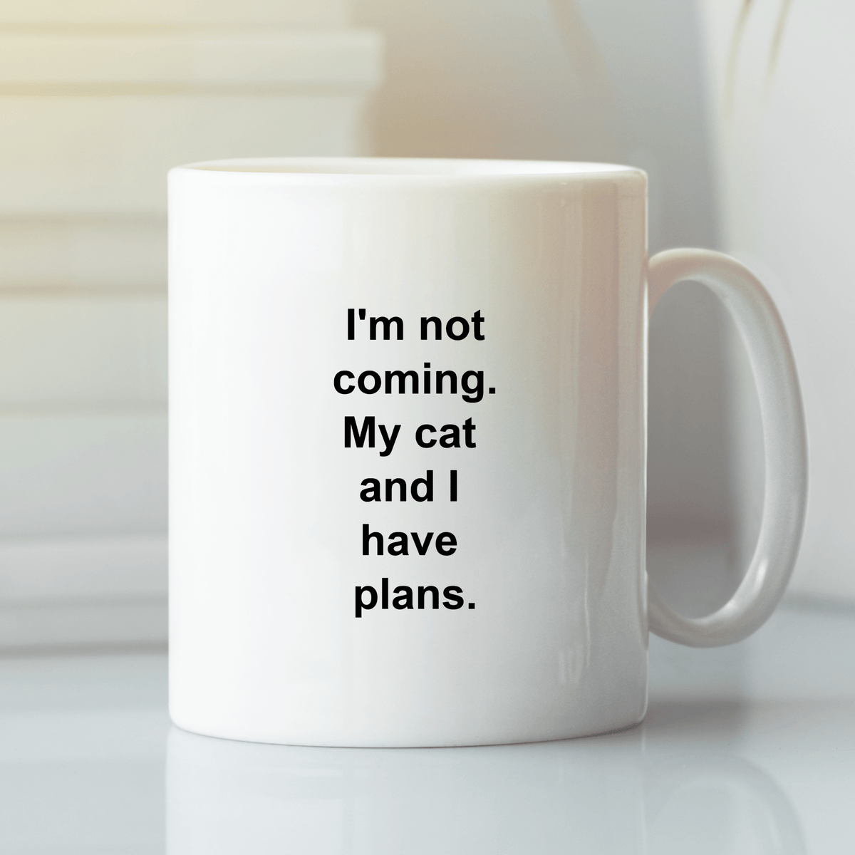 My Cat and I Have Plans | Funny Cat Lover Mug - Granville Designs