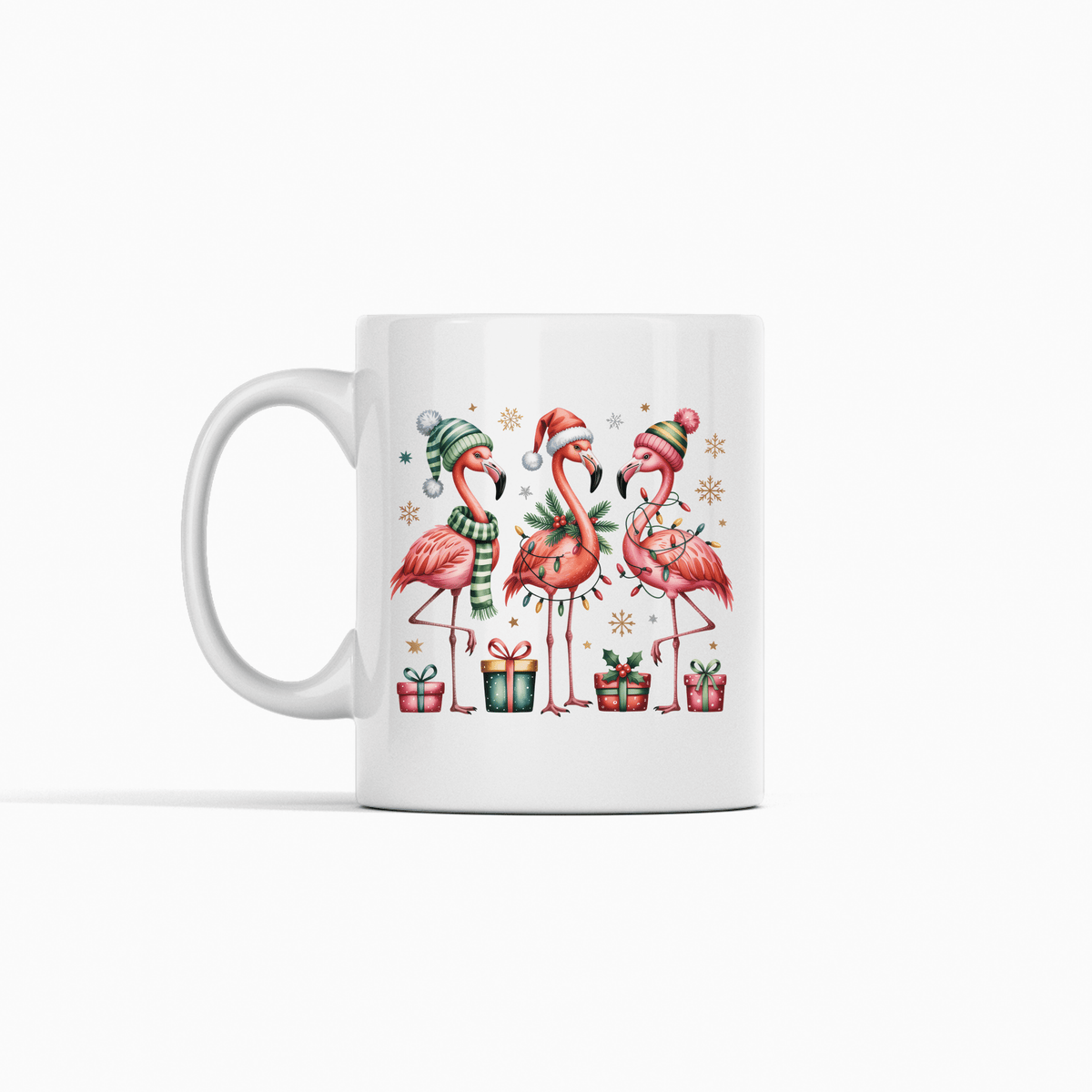 Christmas Flamingo Coffee Mug - Granville Designs