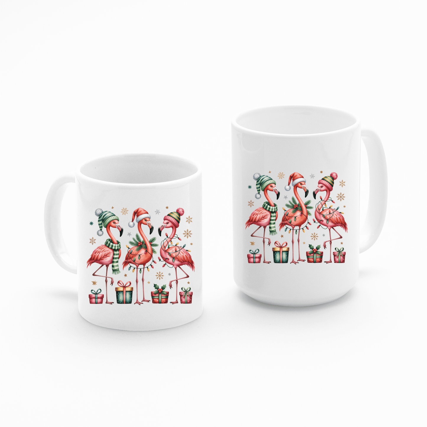 Christmas Flamingo Coffee Mug - Granville Designs