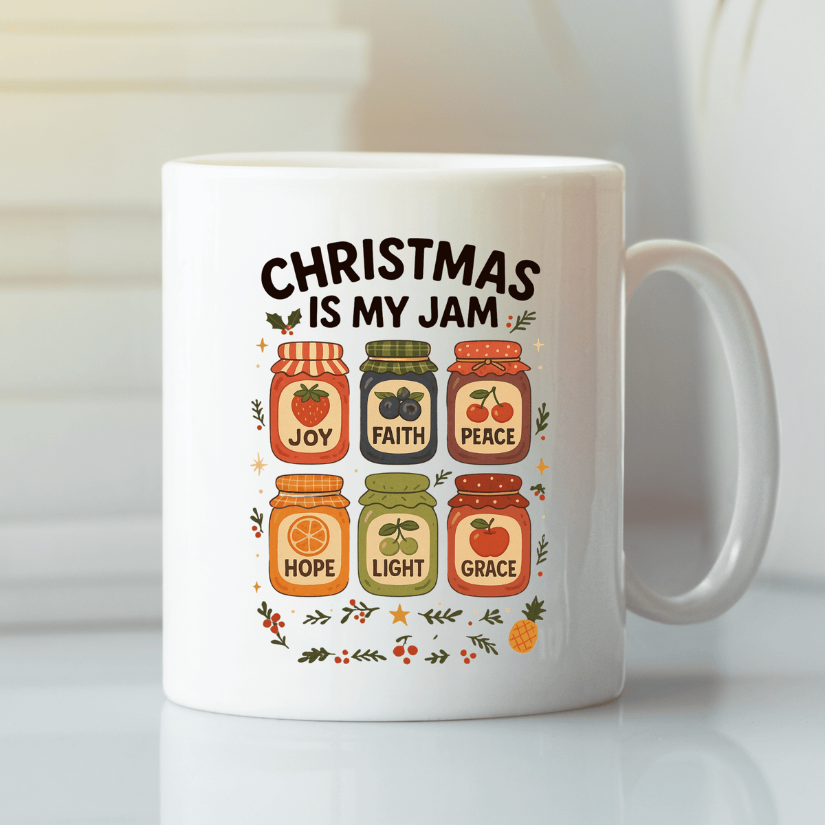 Christmas Is My Jam Funny Holiday Mug - Granville Designs