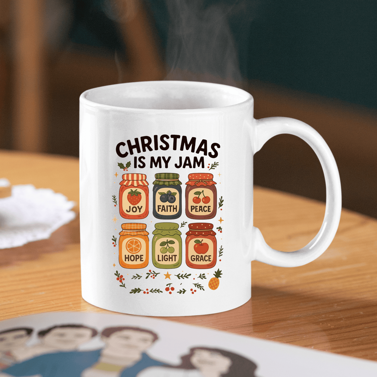 Christmas Is My Jam Funny Holiday Mug - Granville Designs