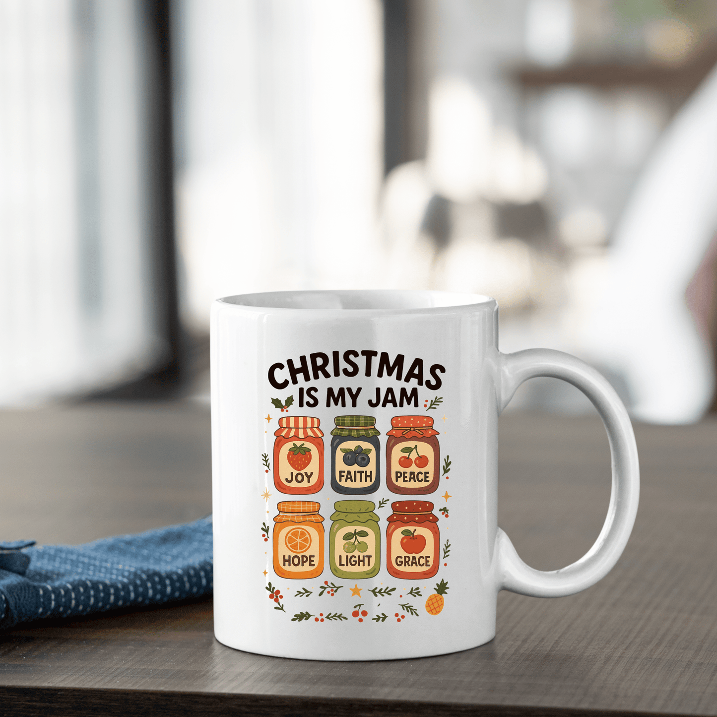 Christmas Is My Jam Funny Holiday Mug - Granville Designs