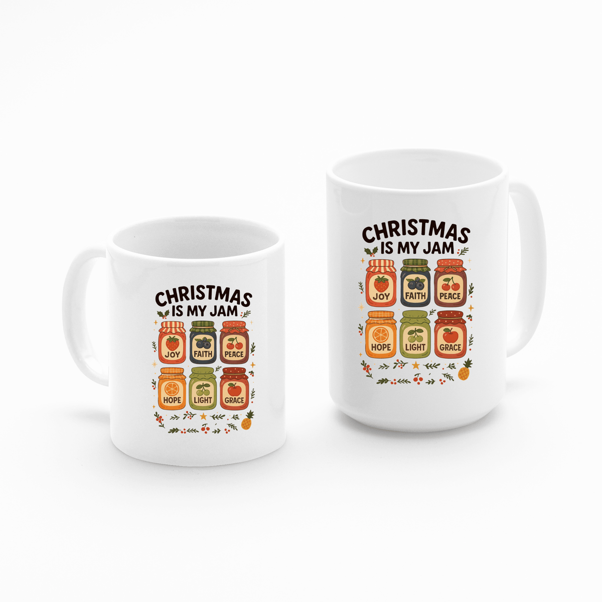 Christmas Is My Jam Funny Holiday Mug - Granville Designs