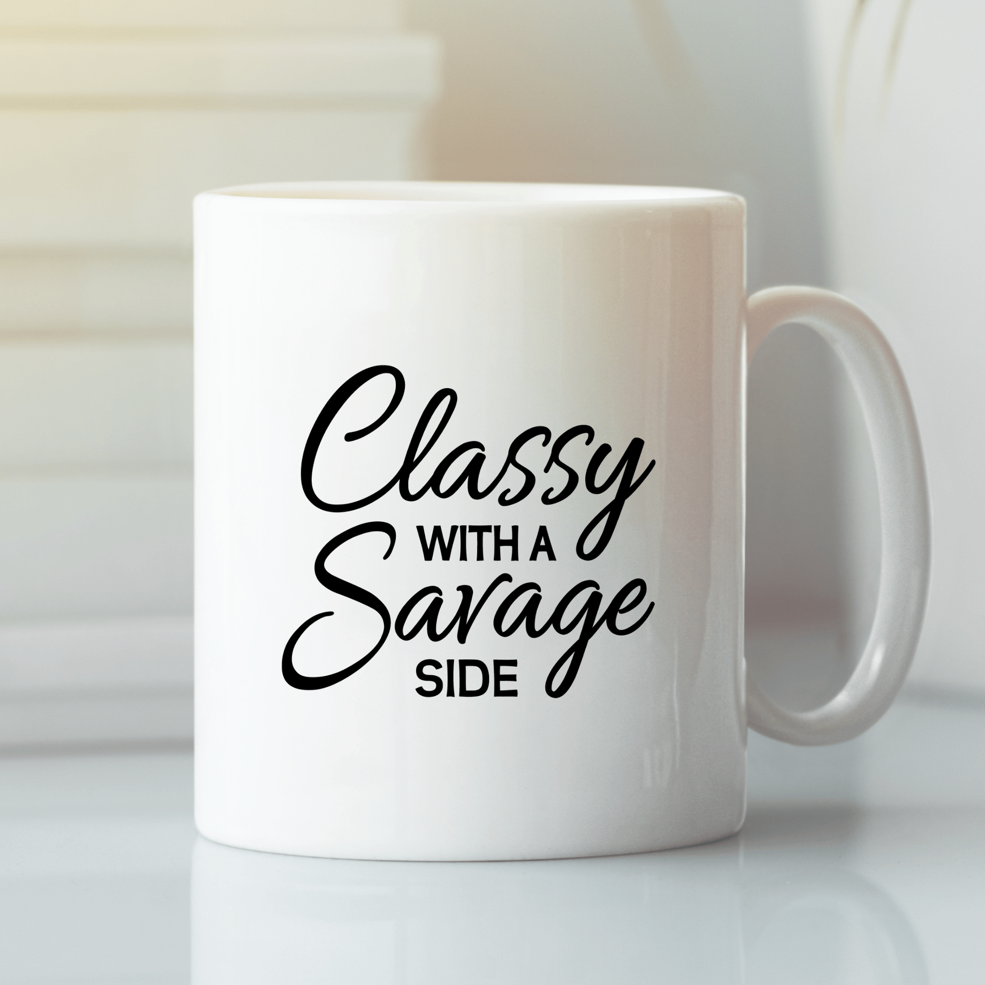 Classy with a Savage Side Mug - Granville Designs
