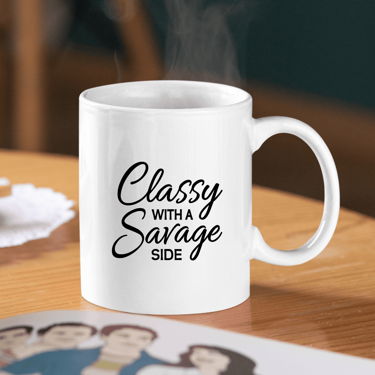 Classy with a Savage Side Mug - Granville Designs