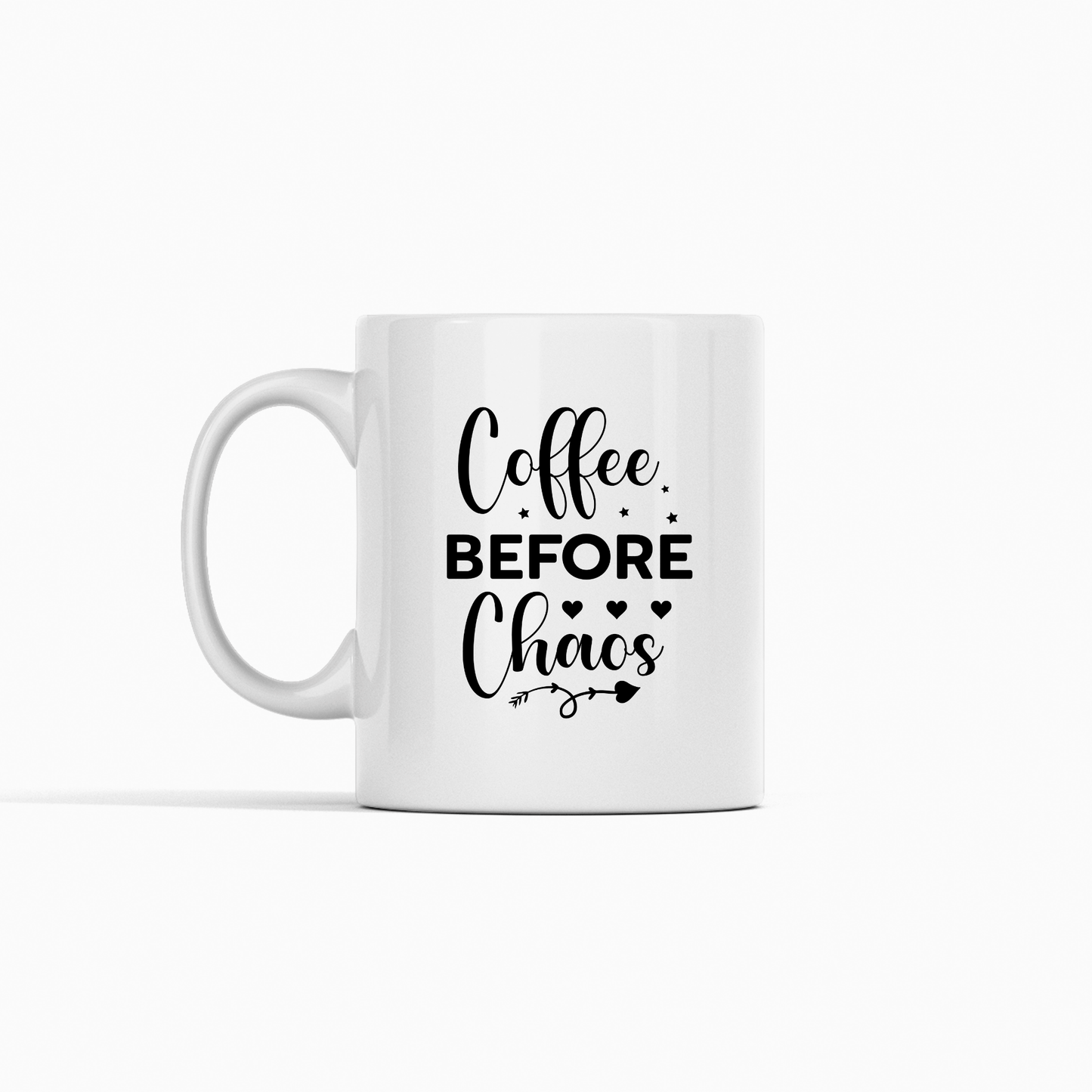Coffee Before Chaos Mug – Funny Morning Coffee Cup - Granville Designs