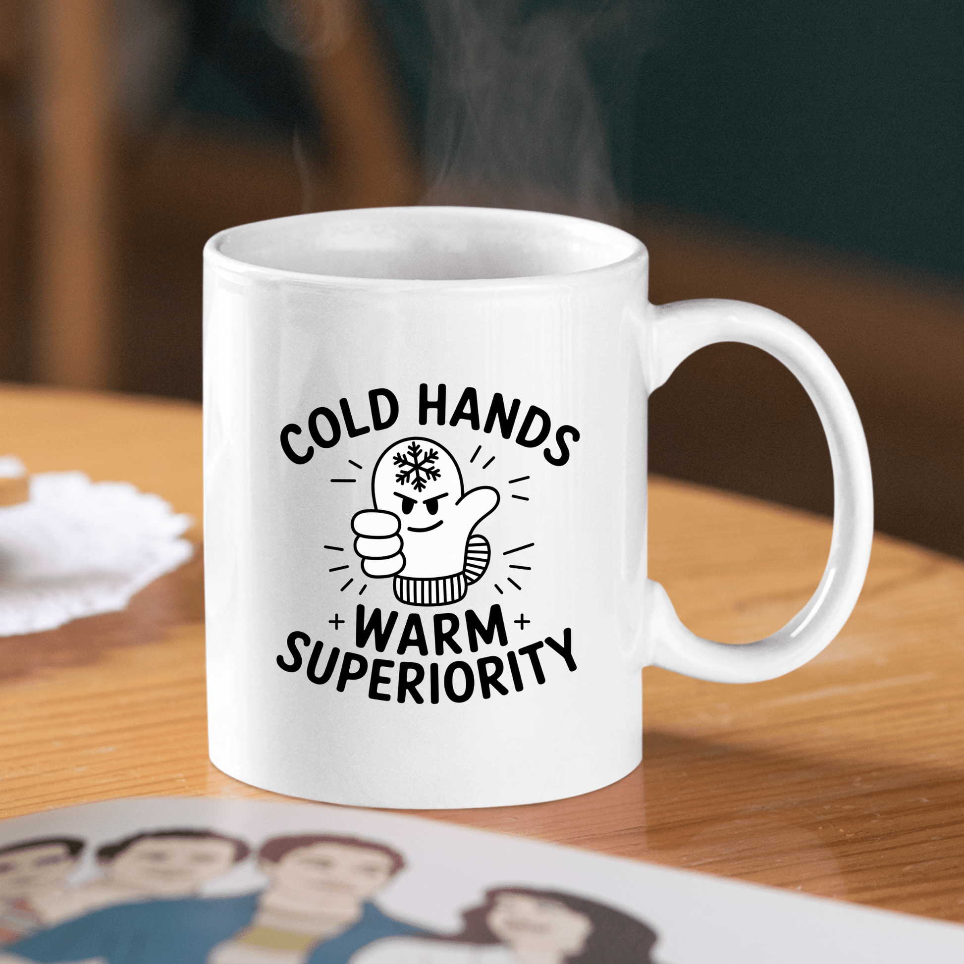 Cold Hands Warm Superiority Mug | Funny Winter Coffee Mug - Granville Designs
