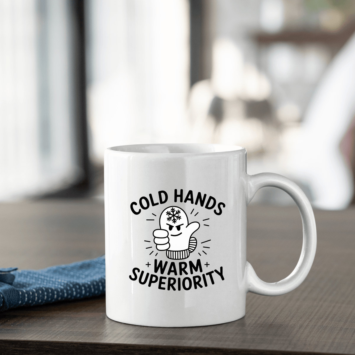 Cold Hands Warm Superiority Mug | Funny Winter Coffee Mug - Granville Designs