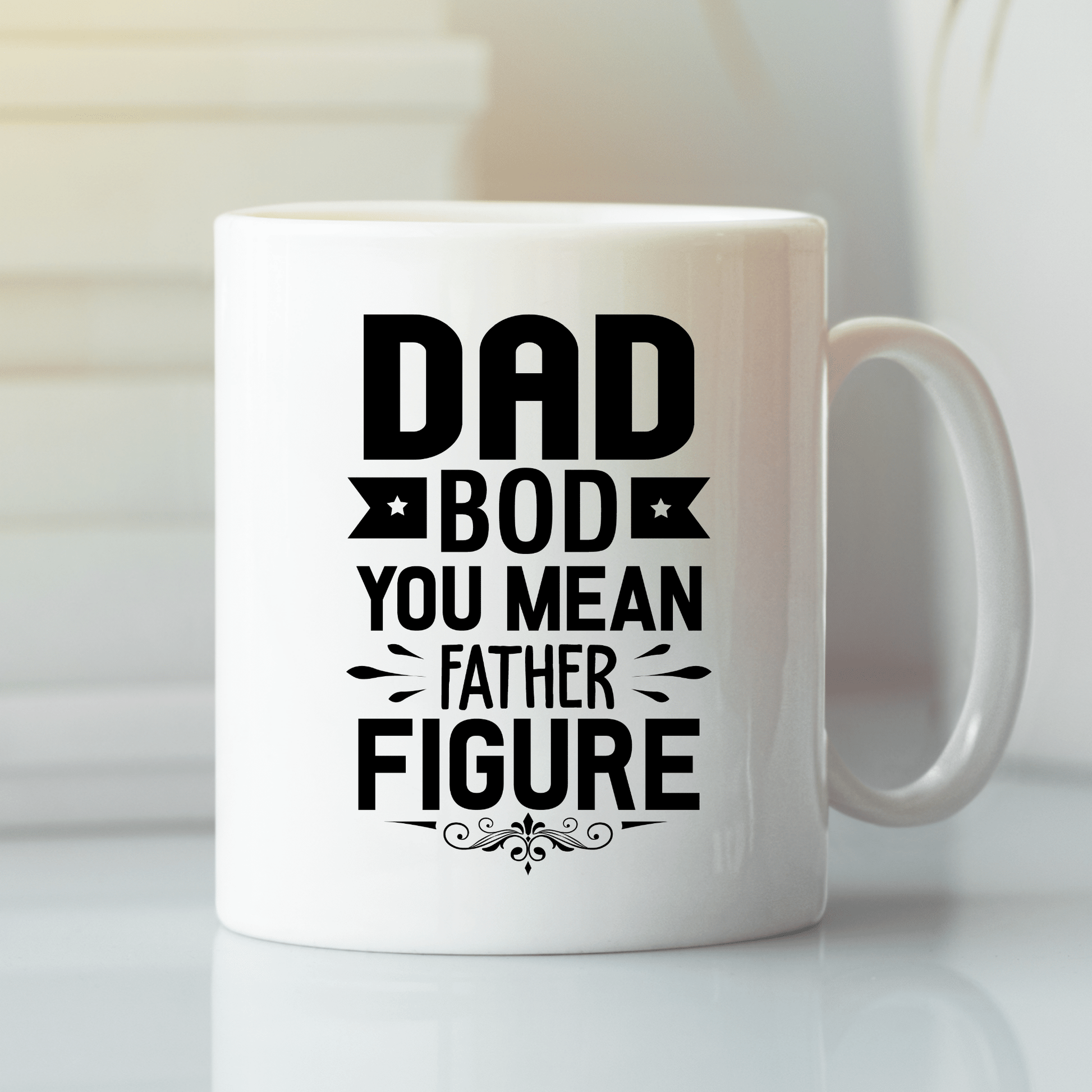 Dad Bod Father Figure Mug | Funny Dad Gift - Granville Designs