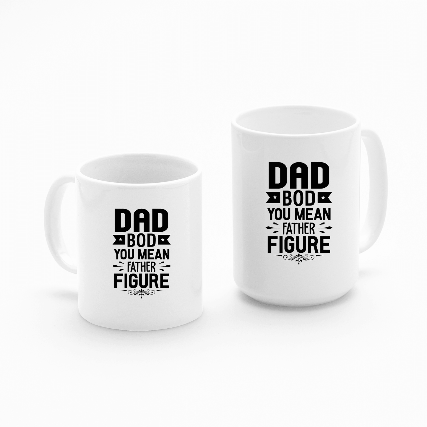 Dad Bod Father Figure Mug | Funny Dad Gift - Granville Designs