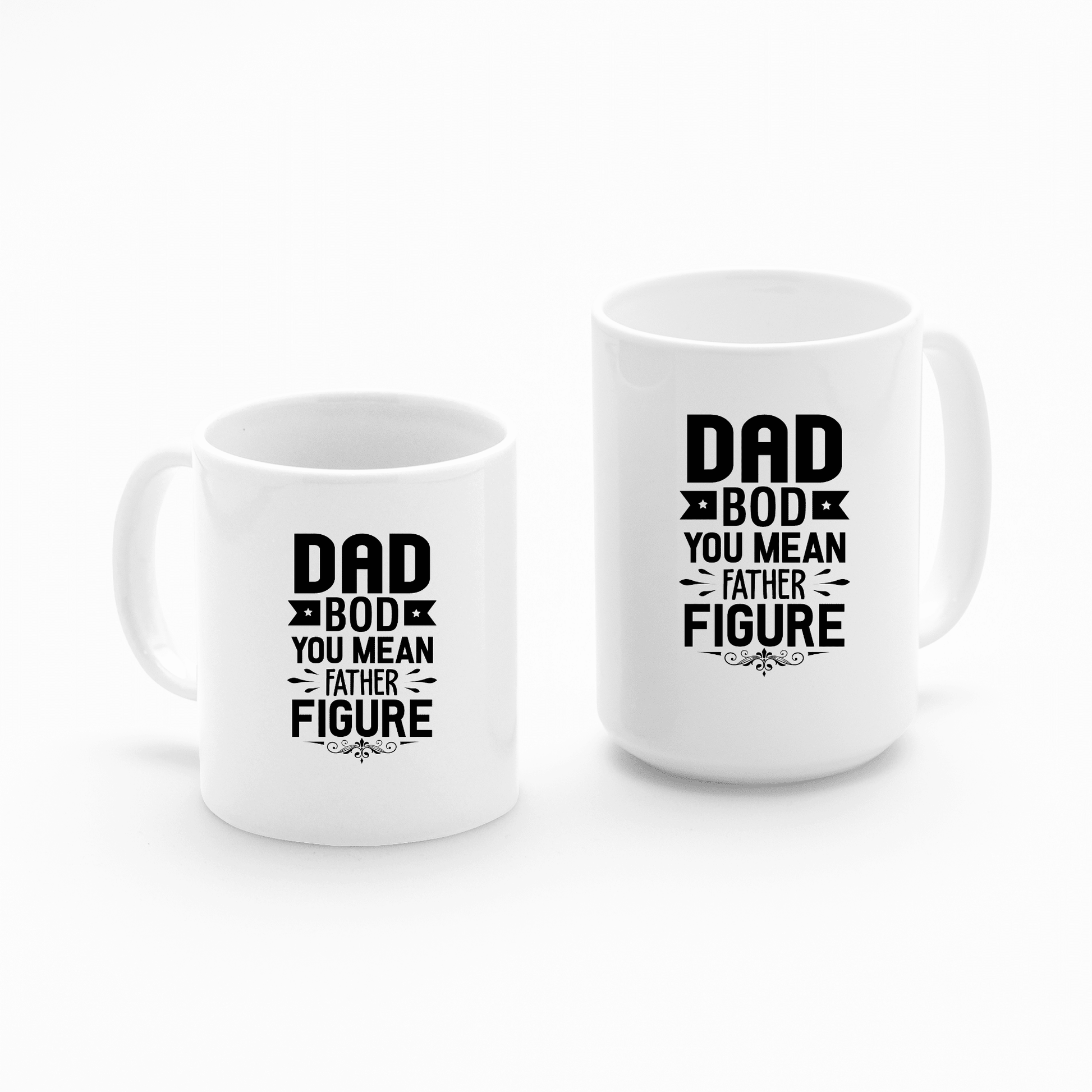 Dad Bod Father Figure Mug | Funny Dad Gift - Granville Designs