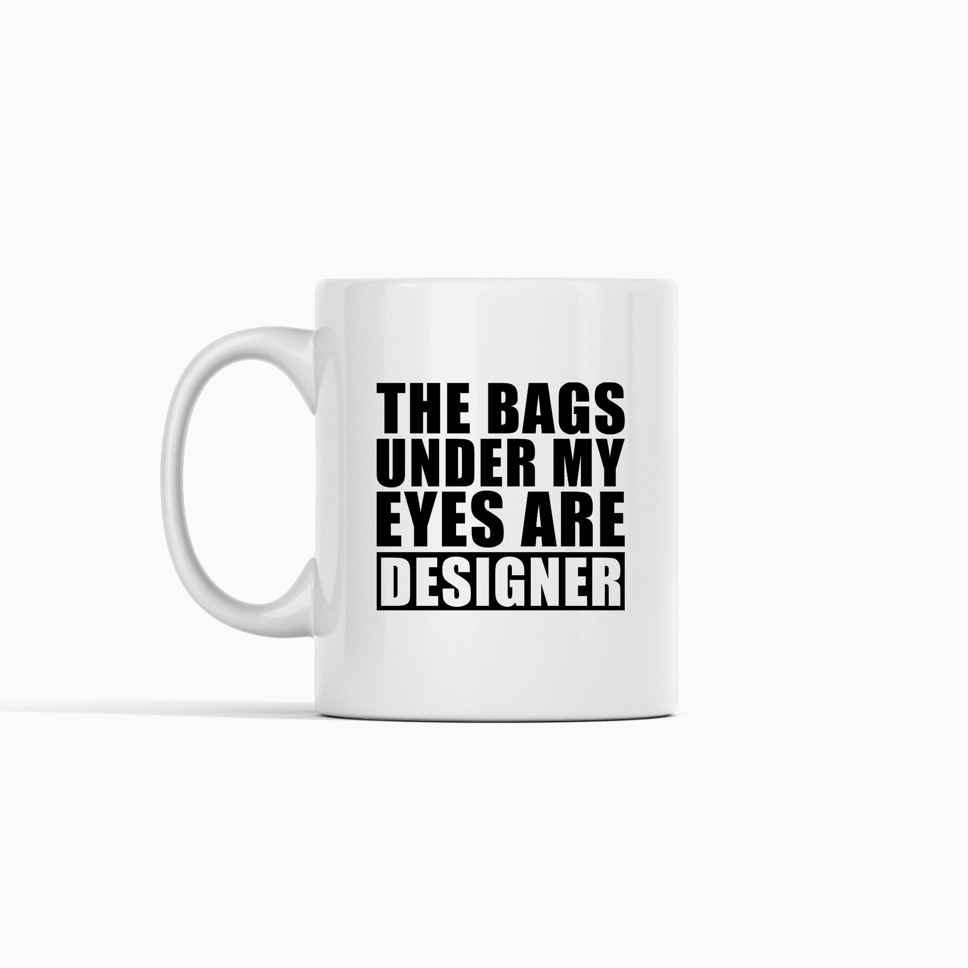 Designer Eye Bags Funny Mug - Granville Designs