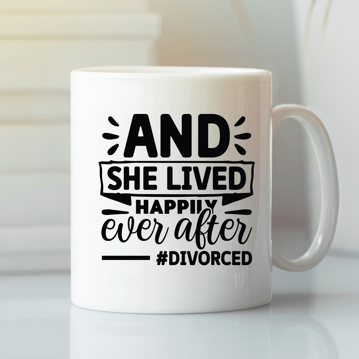 Happily Ever After Divorced Mug - Granville Designs