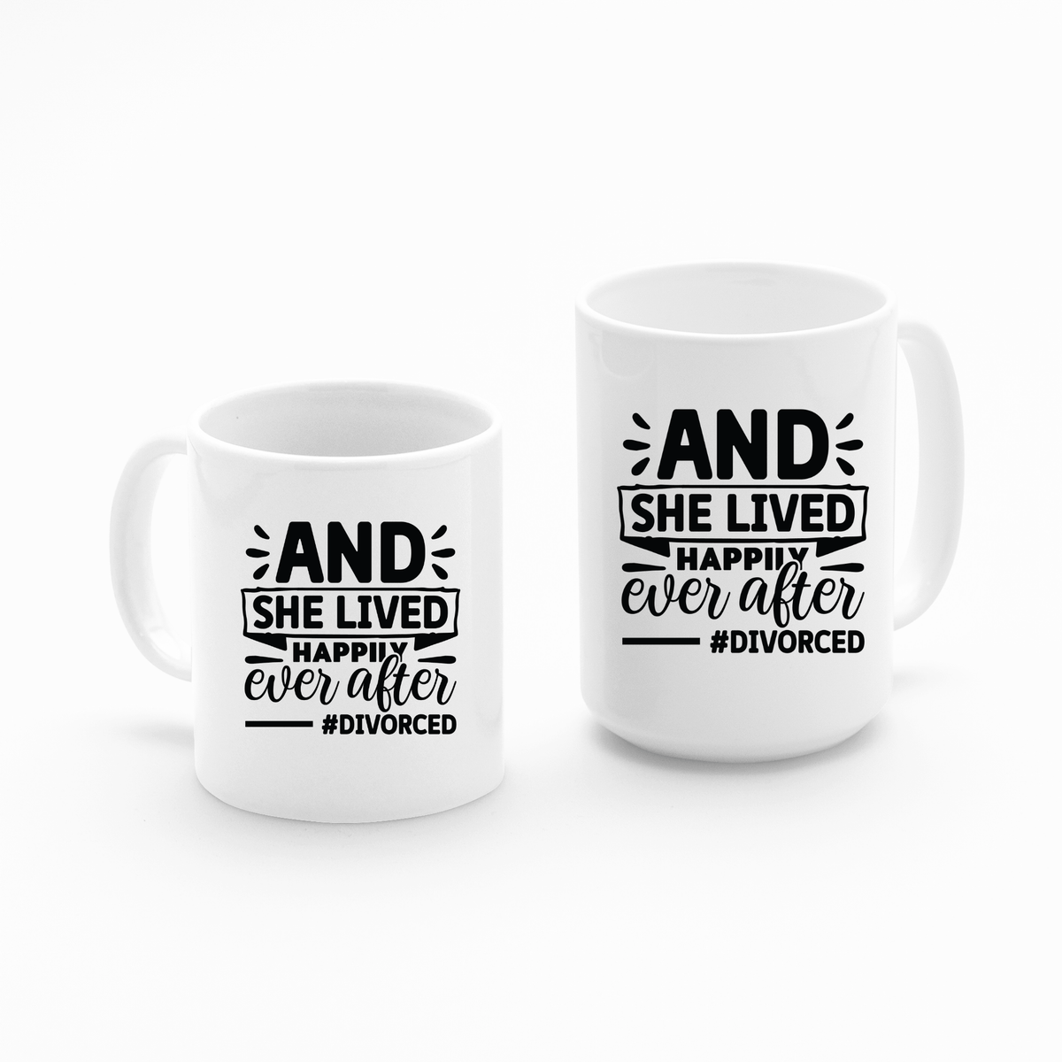 Happily Ever After Divorced Mug - Granville Designs