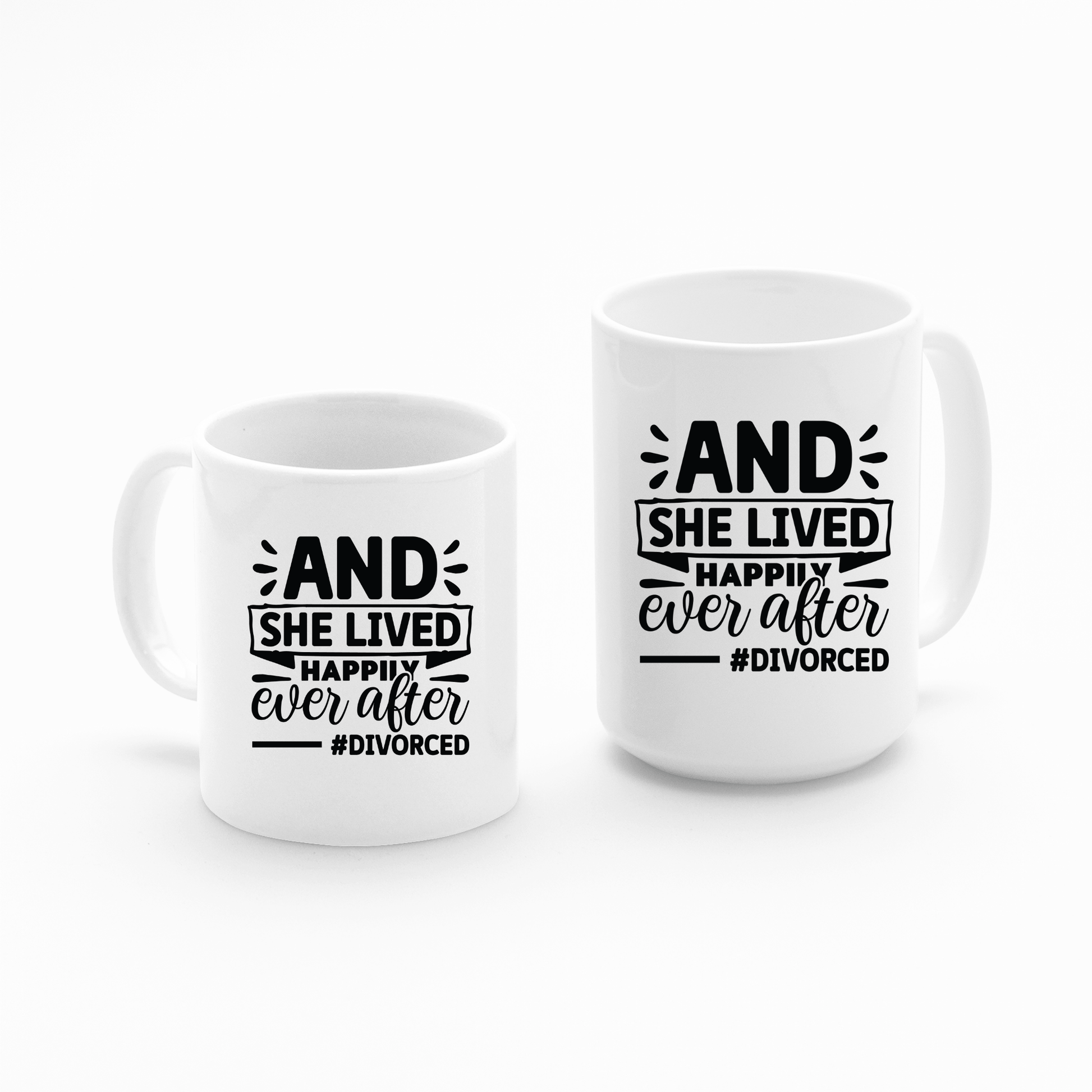 Happily Ever After Divorced Mug - Granville Designs