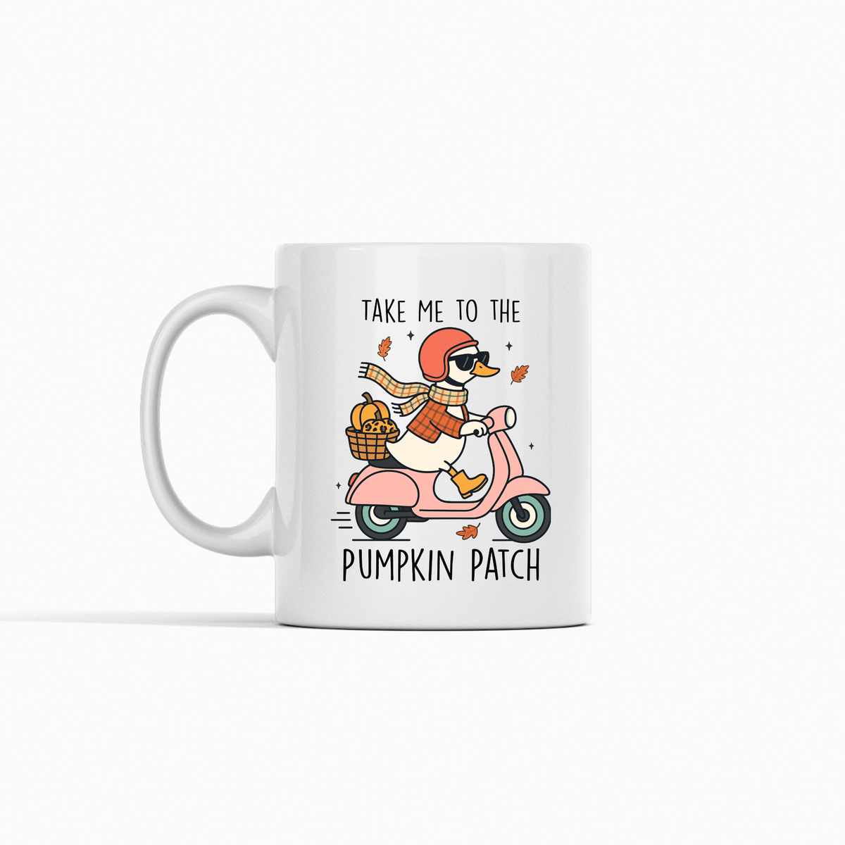 Take Me to the Pumpkin Patch Mug | Cute Fall Duck Coffee Cup - Granville Designs